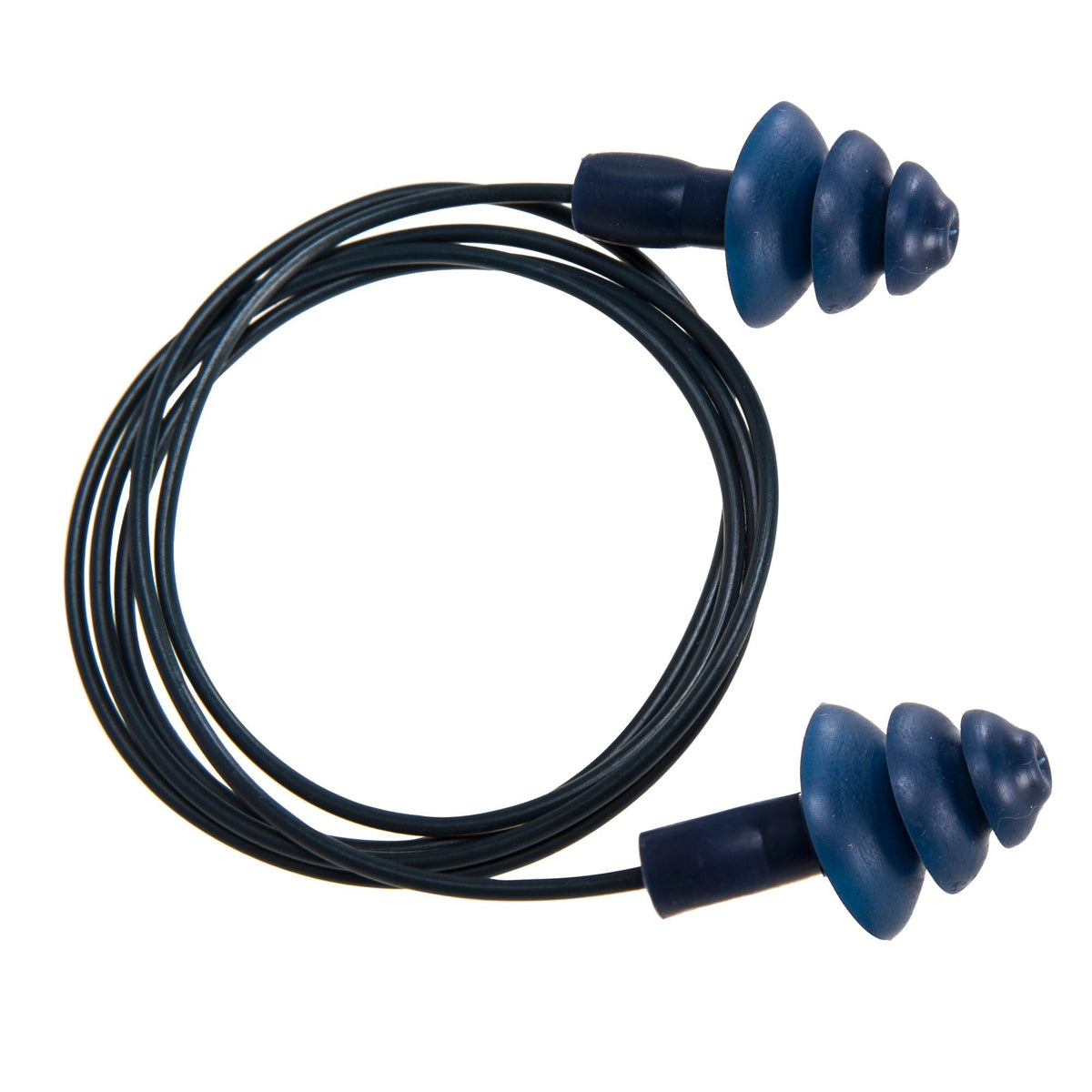 Detecteerbare Oordop met TPR koord Oordoppen (50 paar) - Blauw