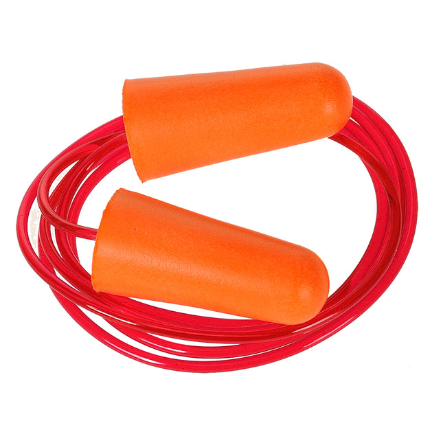 PU Schuim Oordop met Koord (200 paar) - Orange