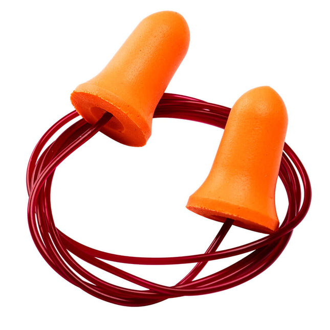 Bell Comfort PU-schuim oordopjes met koord (200 paar) - Orange