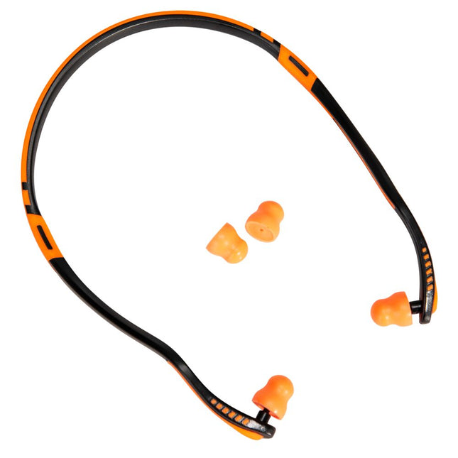 Easy Fit PU-schuim oordopjes met koord (2 paar) - Orange