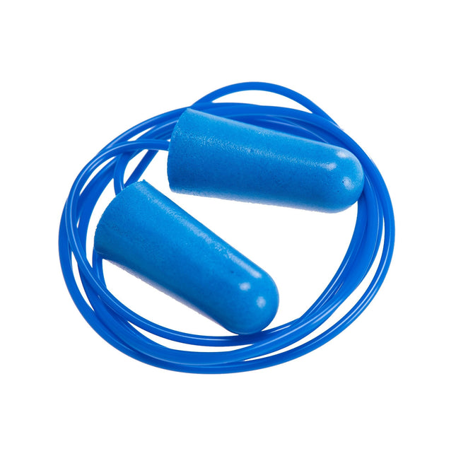 Food detecteerbare PU Schuim Oordoppen (200 paar) - Blauw
