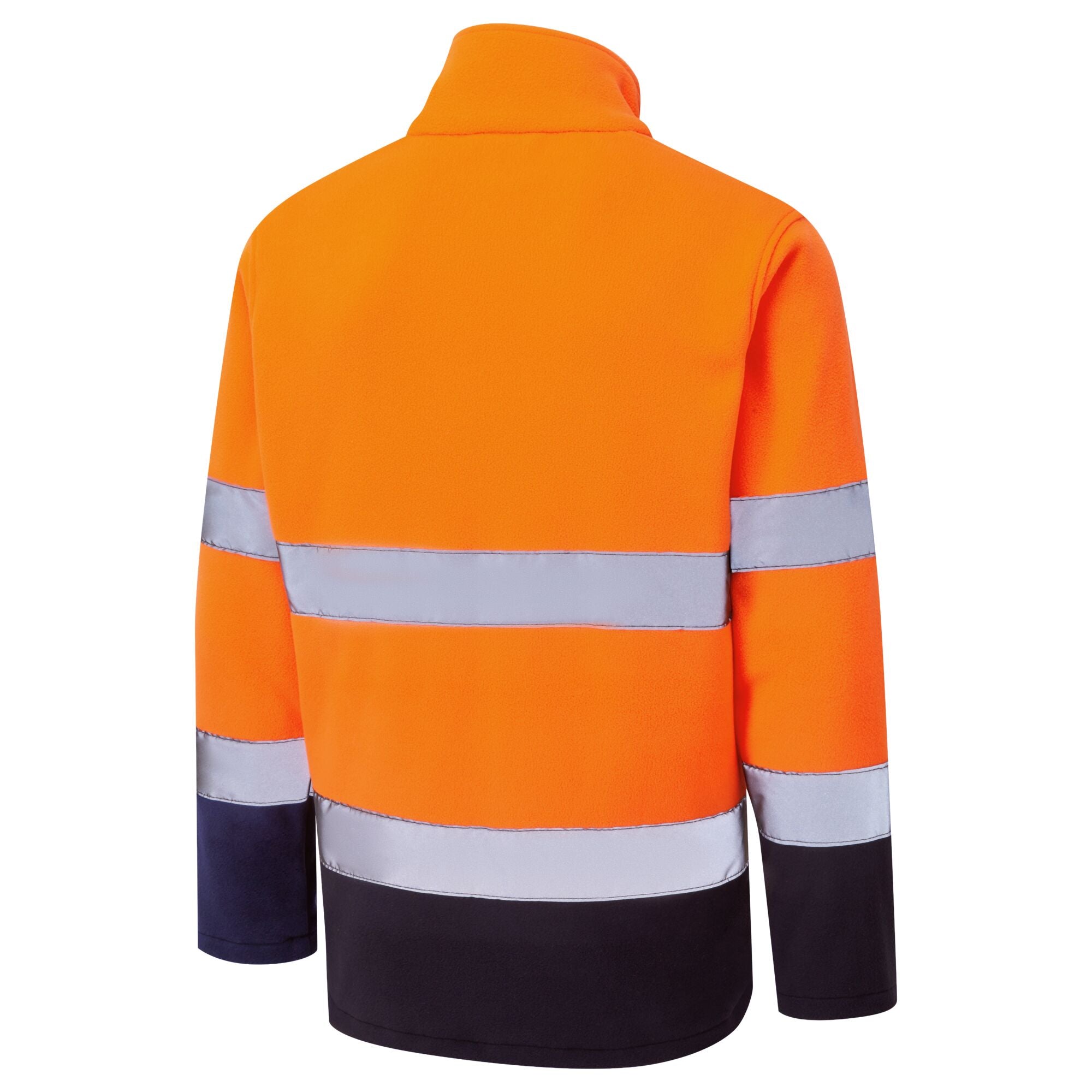 ES1 Essential Hi-Vis Contrast Fleece - Oranje/Marine - opname 3