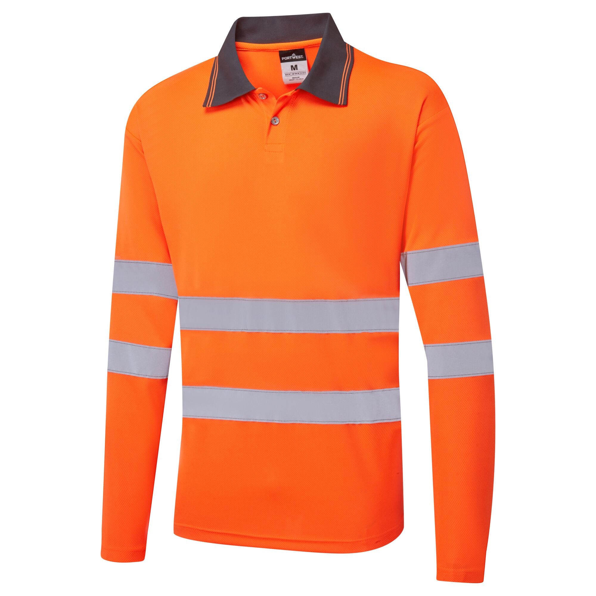 ES1 Essential Hi-Vis Polo Shirt L/M - Oranje - opname 2