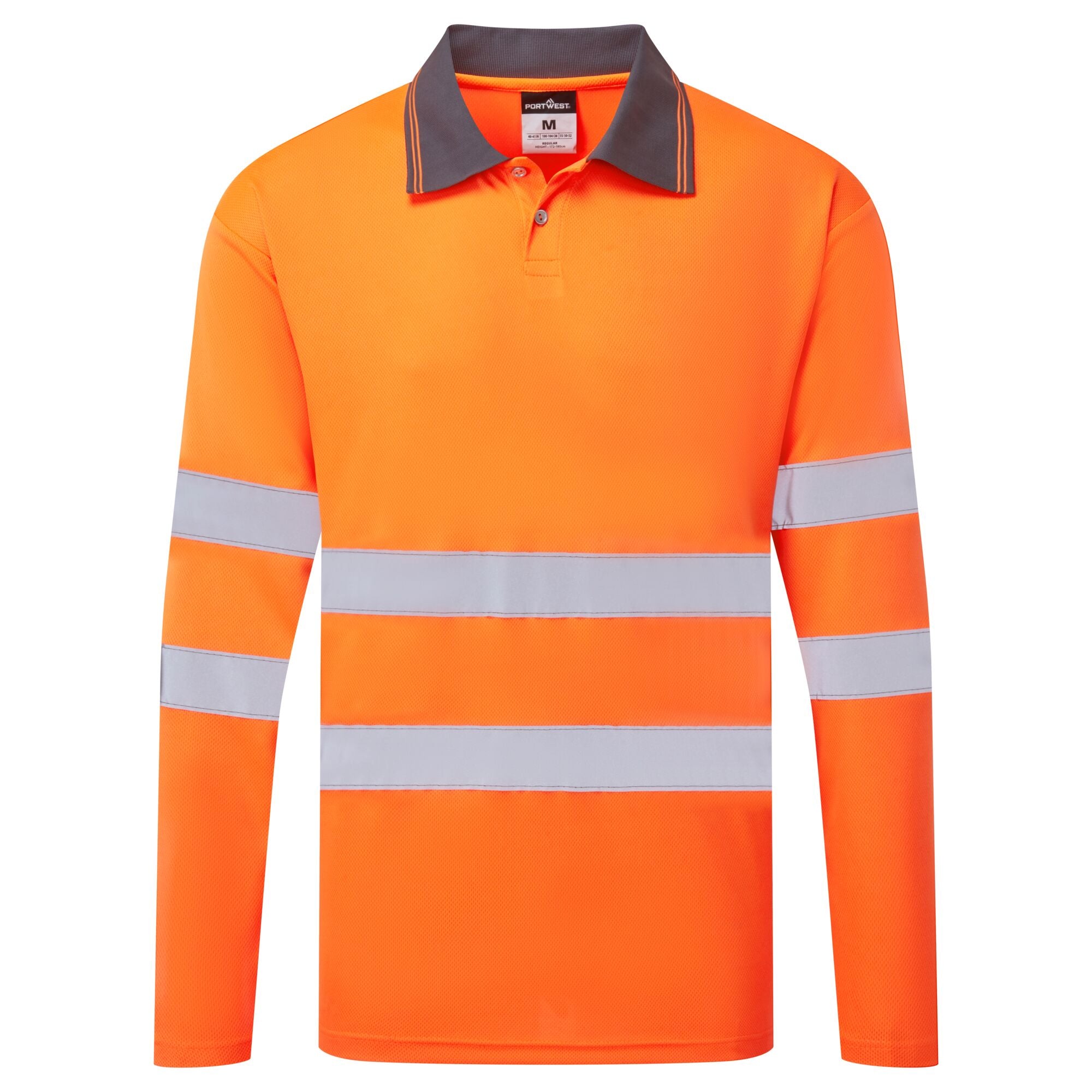 ES1 Essential Hi-Vis Polo Shirt L/M - Oranje