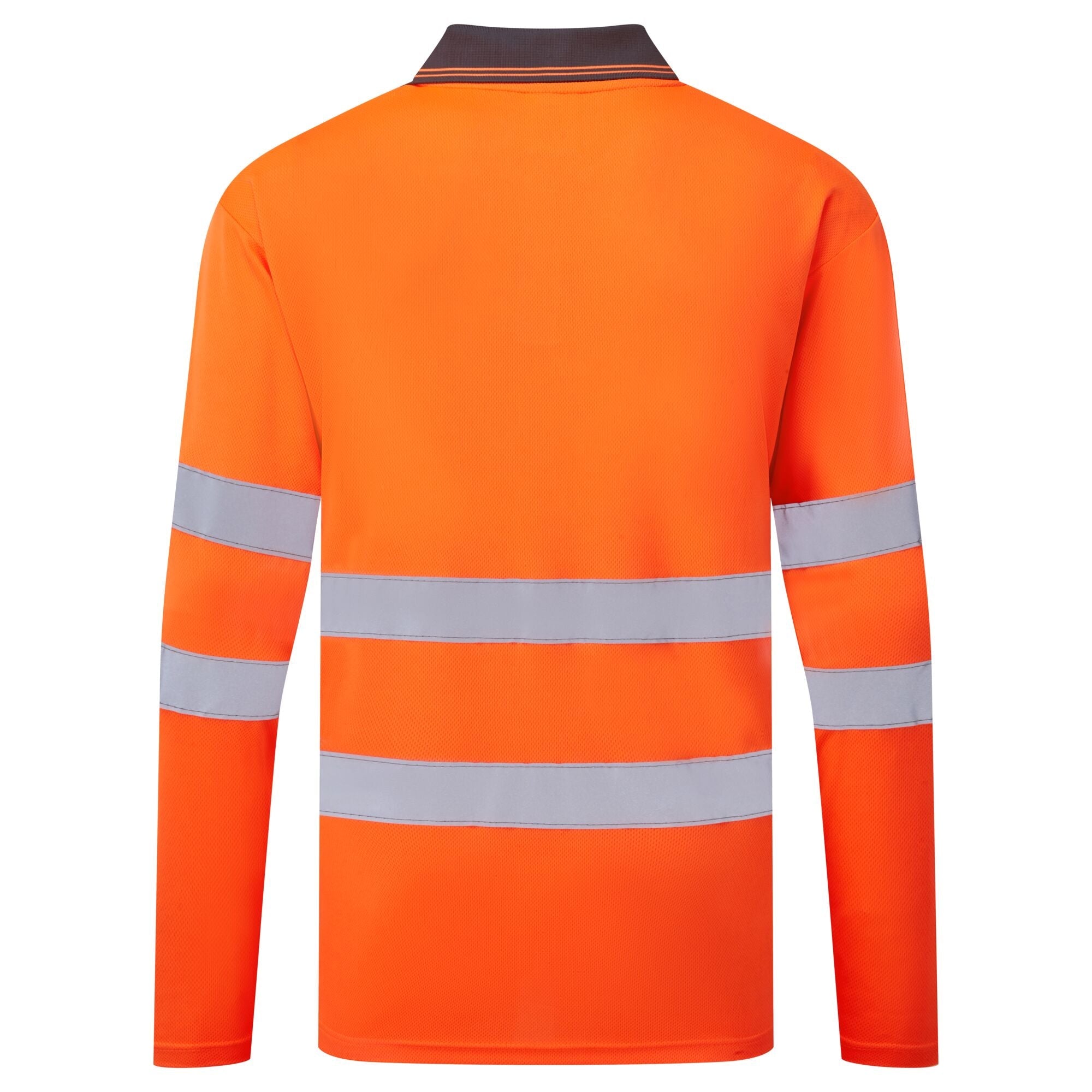 ES1 Essential Hi-Vis Polo Shirt L/M - Oranje - achterkant