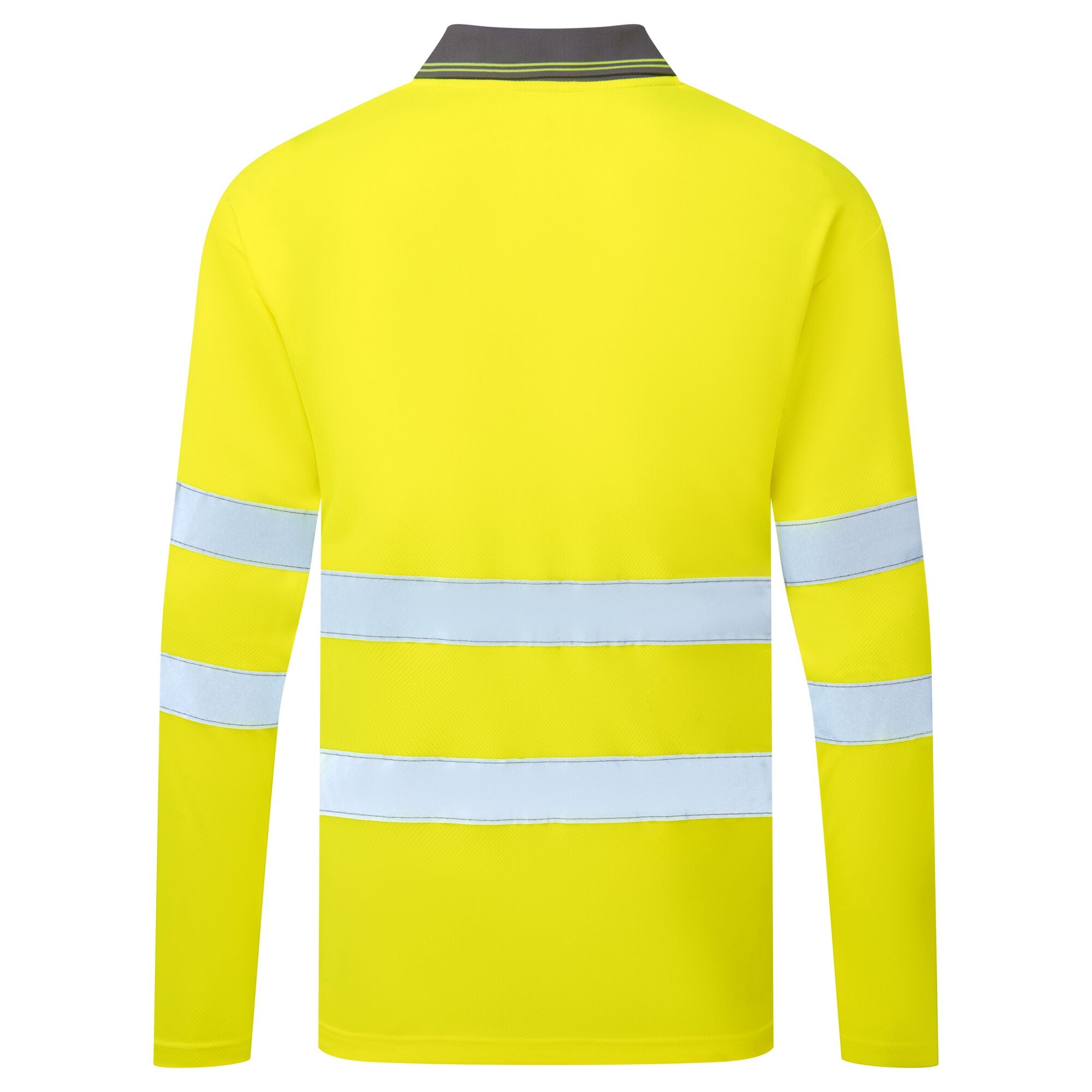 ES1 Essential Hi-Vis Polo Shirt L/M - Geel - achterkant