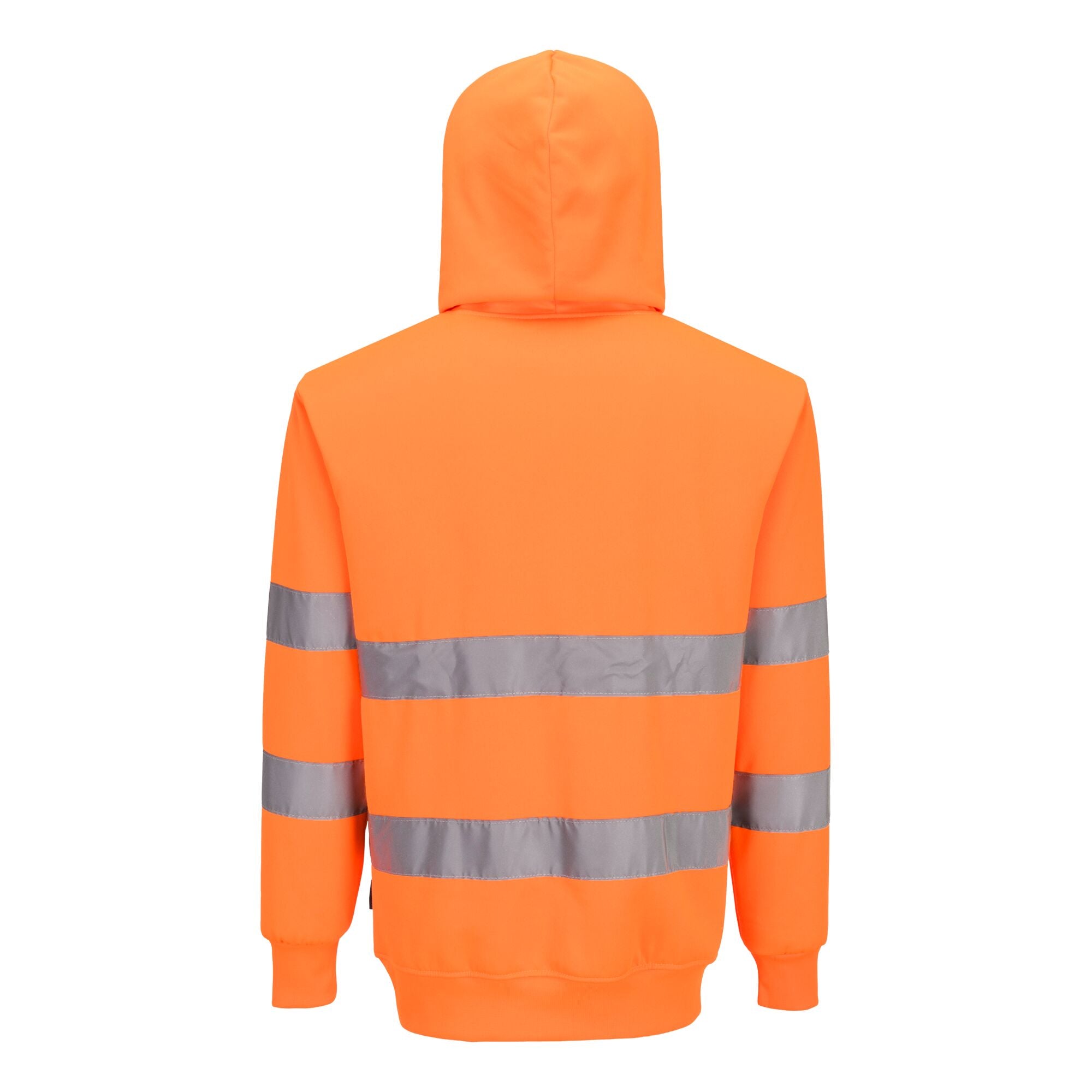 ES1 Essential Hi-Vis Sweatshirt met Capuchon - Oranje - achterkant