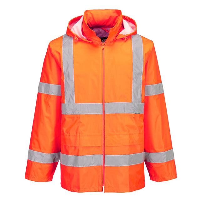 ES1 Essential Hi-Vis Regenjas - Oranje