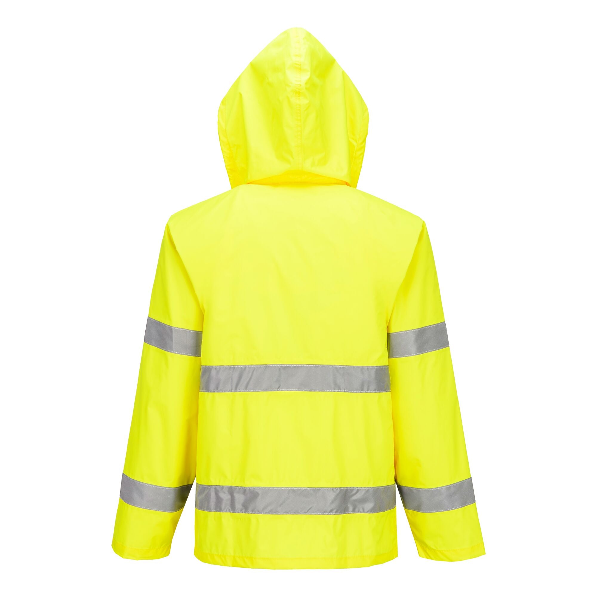 ES1 Essential Hi-Vis Regenjas - Geel - achterkant