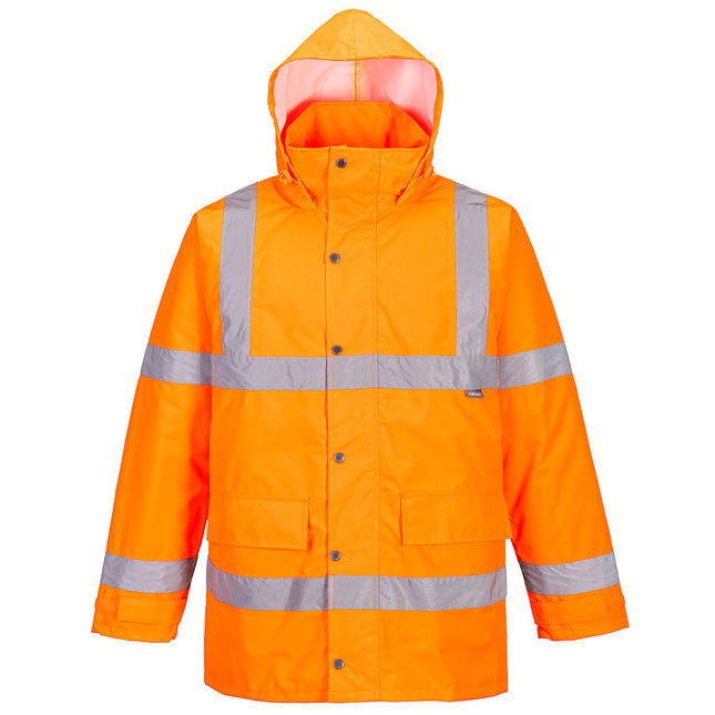 Essential Hi-Vis Winter Traffic Jacket - Orange