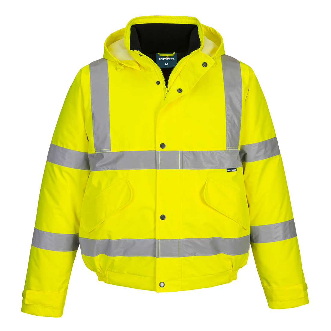 ES1 Essential Hi-Vis Winter Bomber Jacket - Yellow