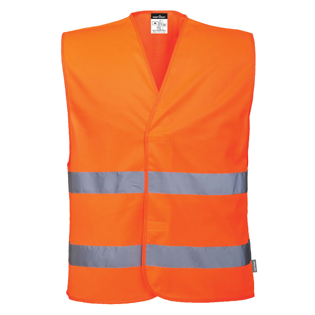 ES1 Essential Hi-Vis Two Band Vest - Orange