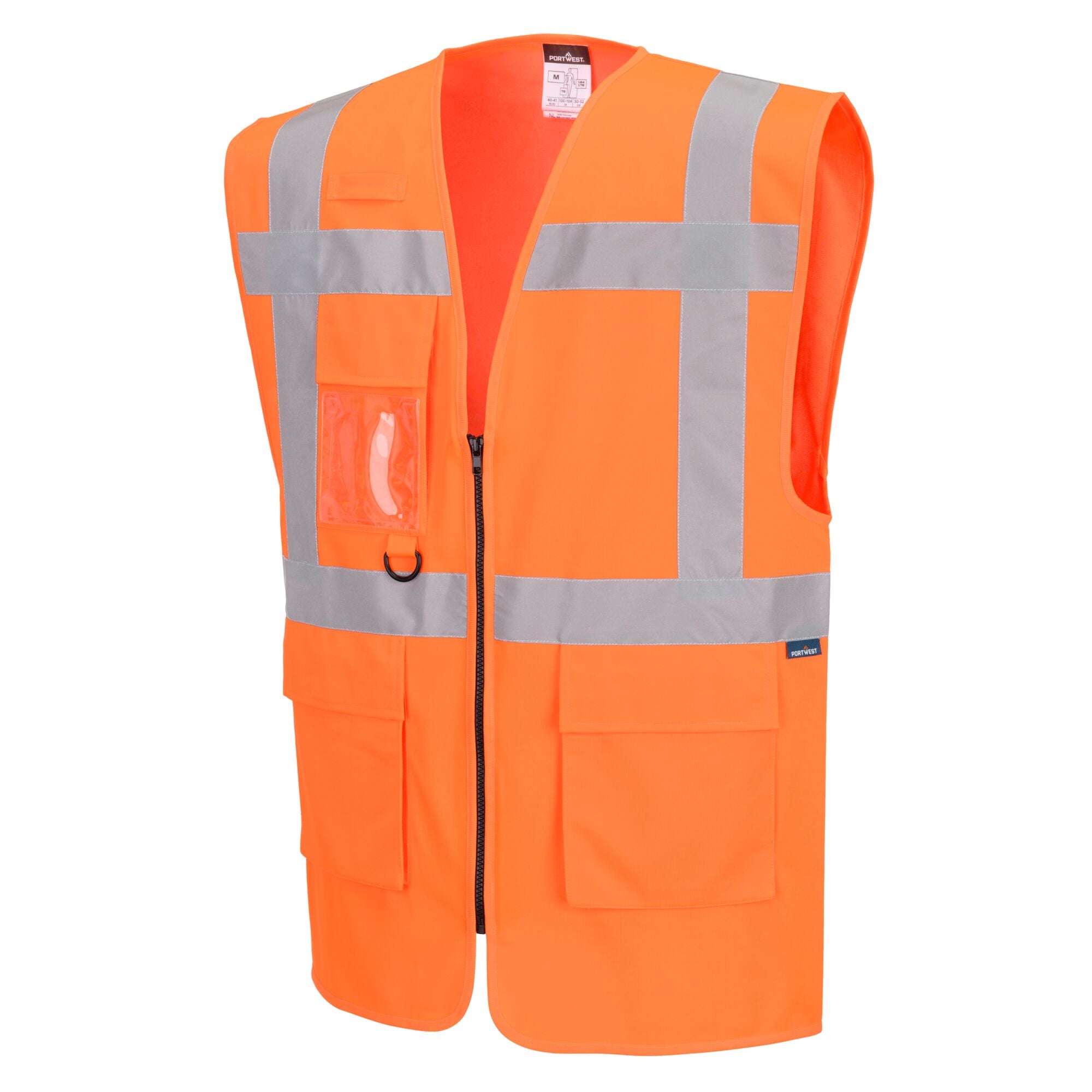 ES1 Essential Hi-Vis Executive Hesje - Oranje - opname 2