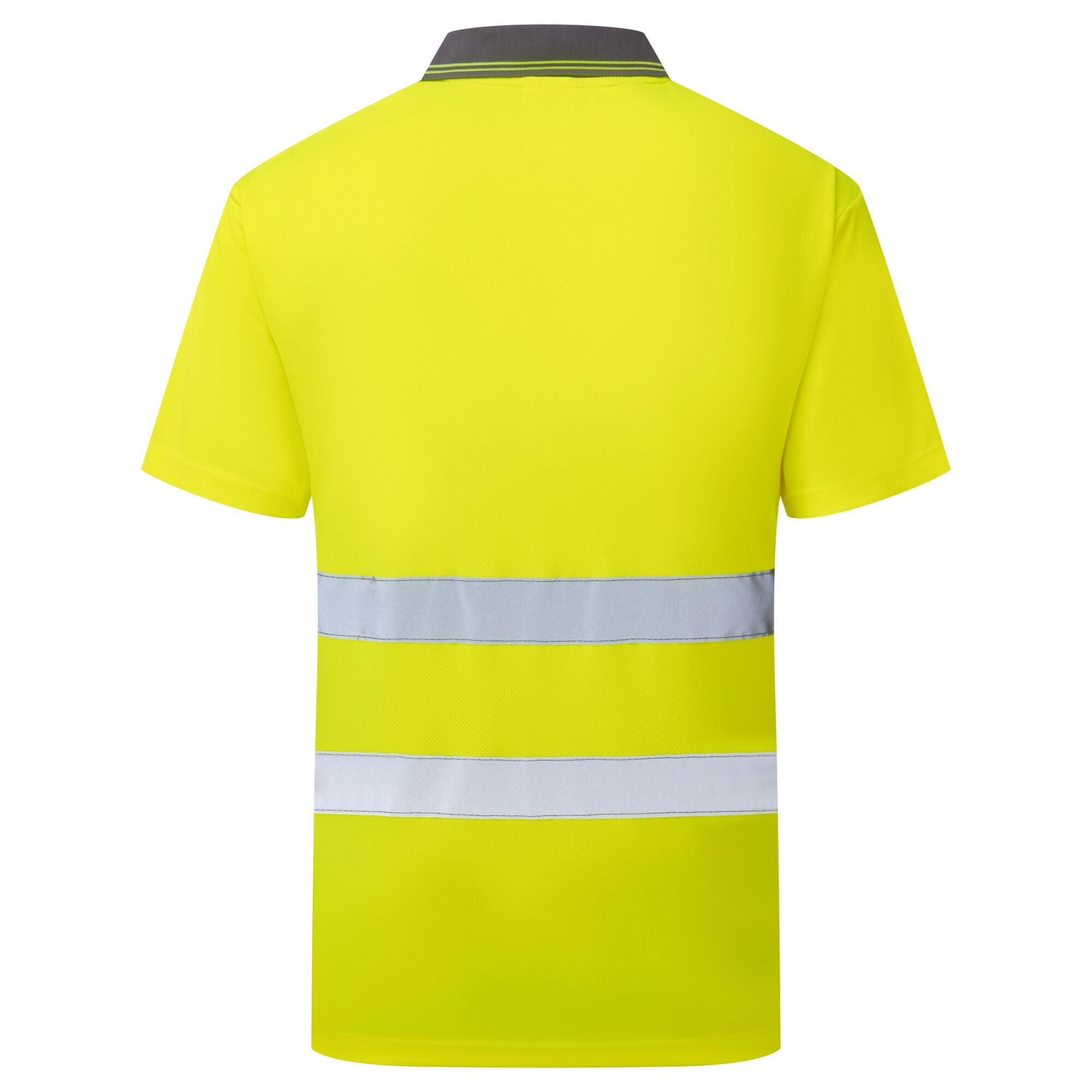 ES1 Essential Hi-Vis Polo Shirt K/M - Geel - achterkant