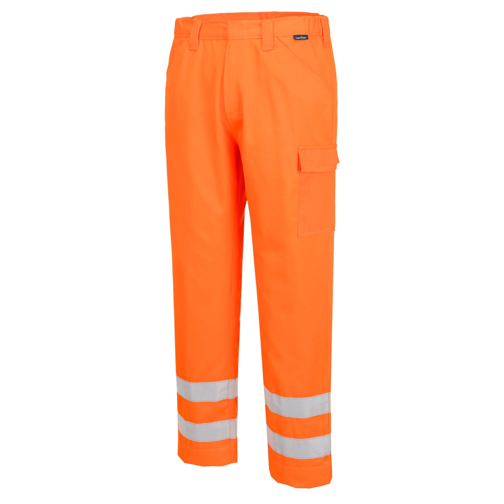 ES1 Essential Hi-Vis Combatbroek - Oranje - opname 2