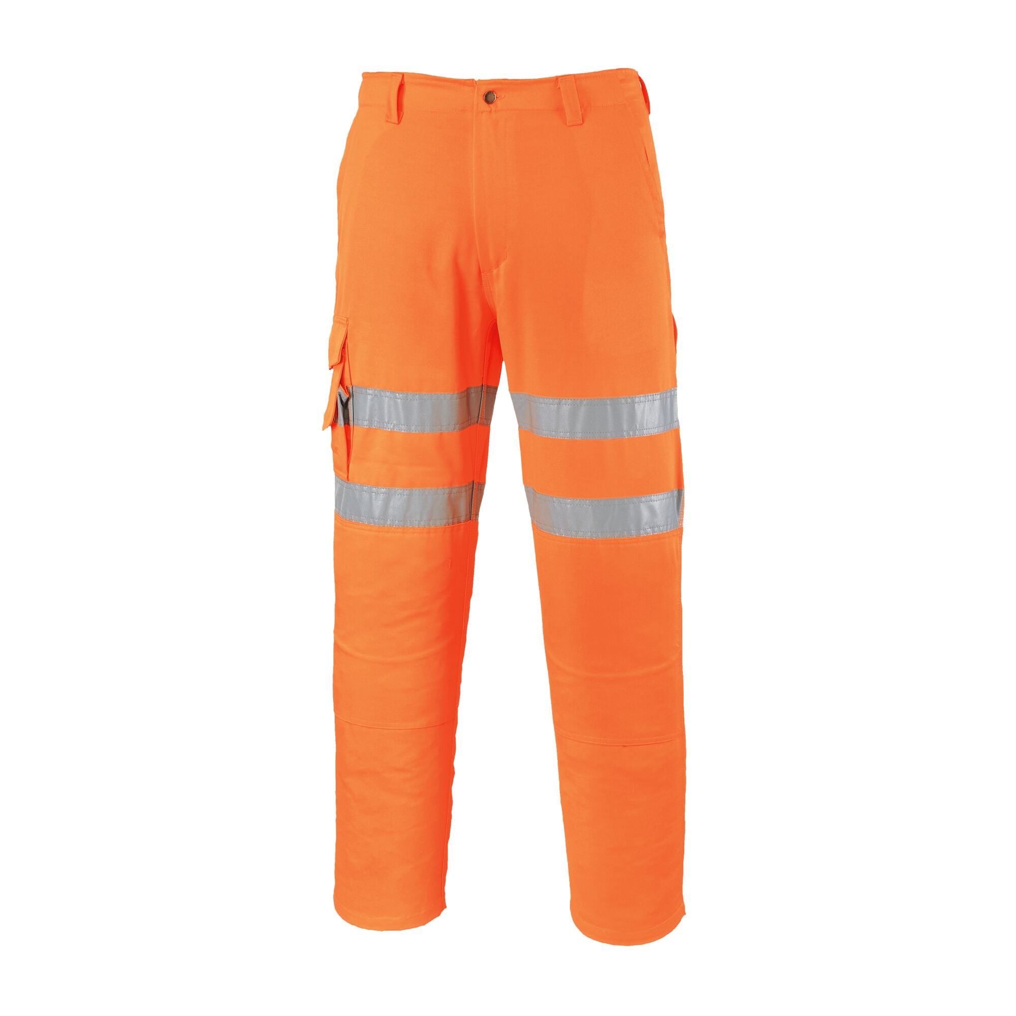 ES1 Essential Hi-Vis Combatbroek - Oranje Kort - opname 3