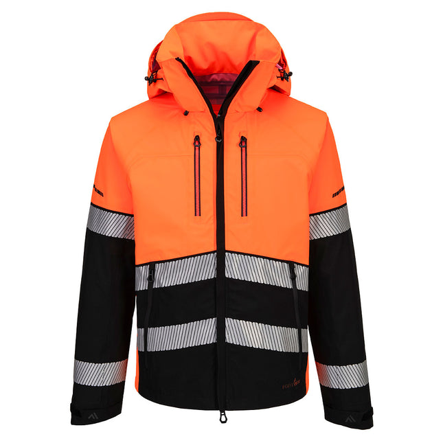 EV4 Hi-Vis Shell Jacket (3L) - Orange/Black