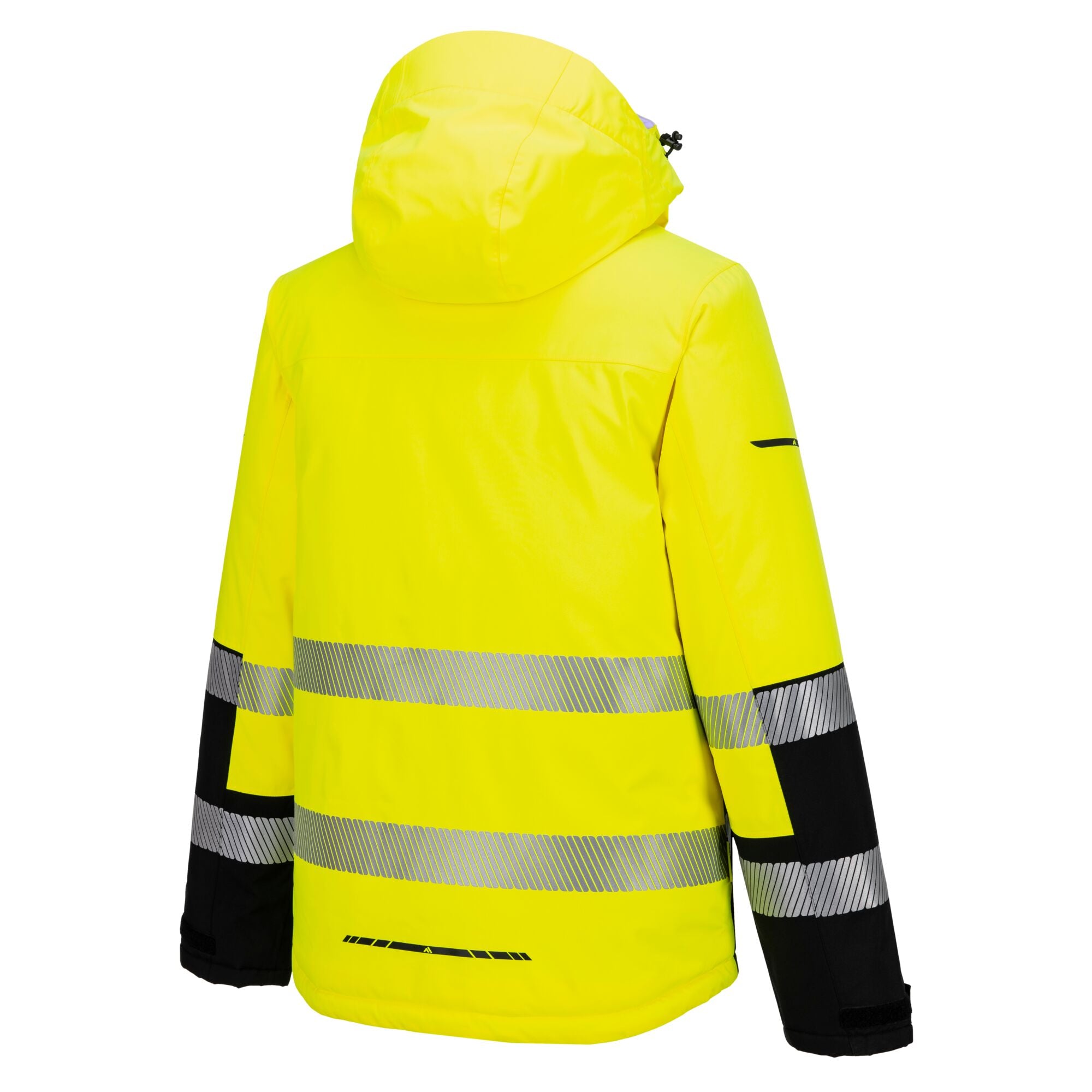 EV4 Hi-Vis winterjack - Geel/Zwart - opname 3
