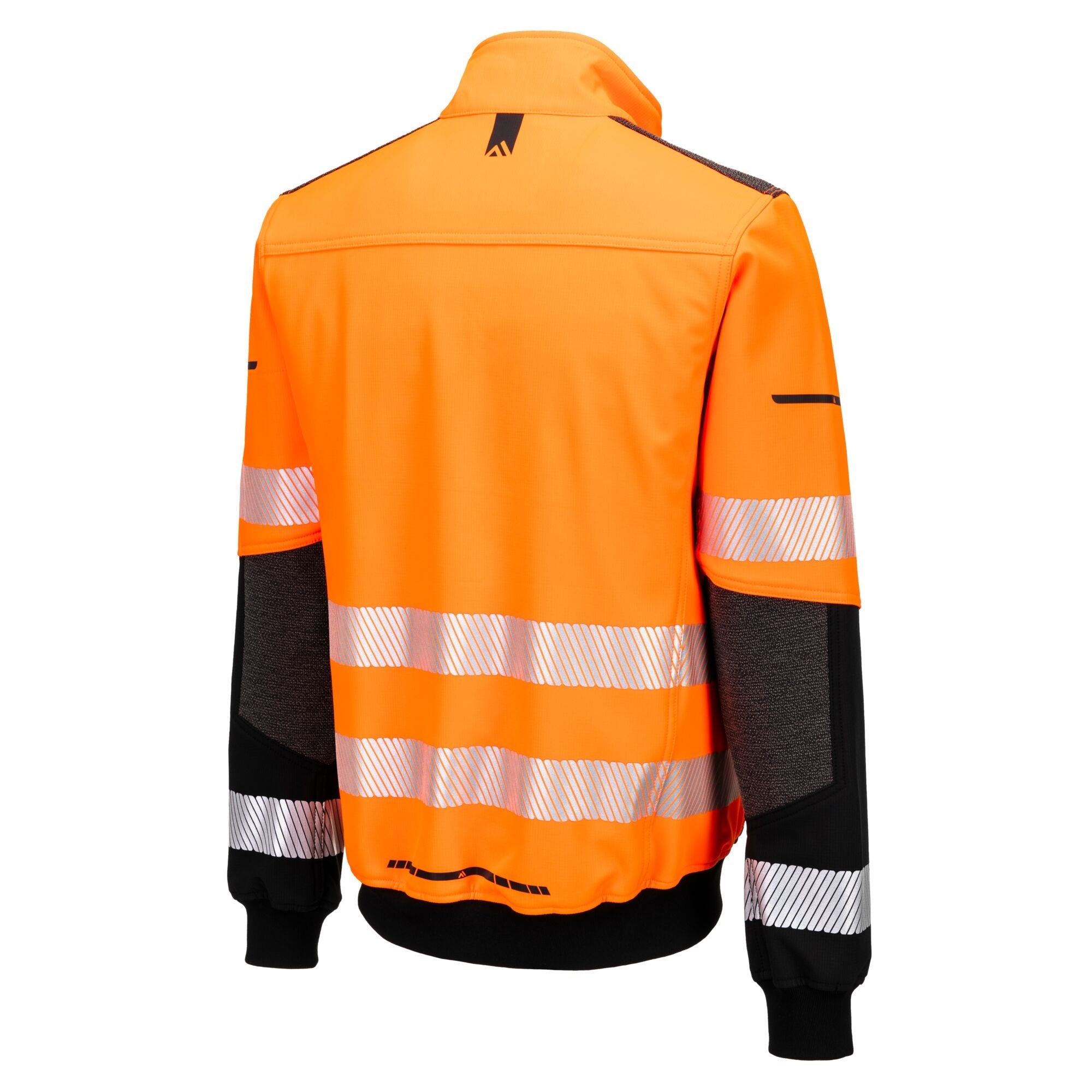 EV4 Hi-Vis Softshell bomberjack Softshell jas (3L) - Oranje/Zwart - opname 3
