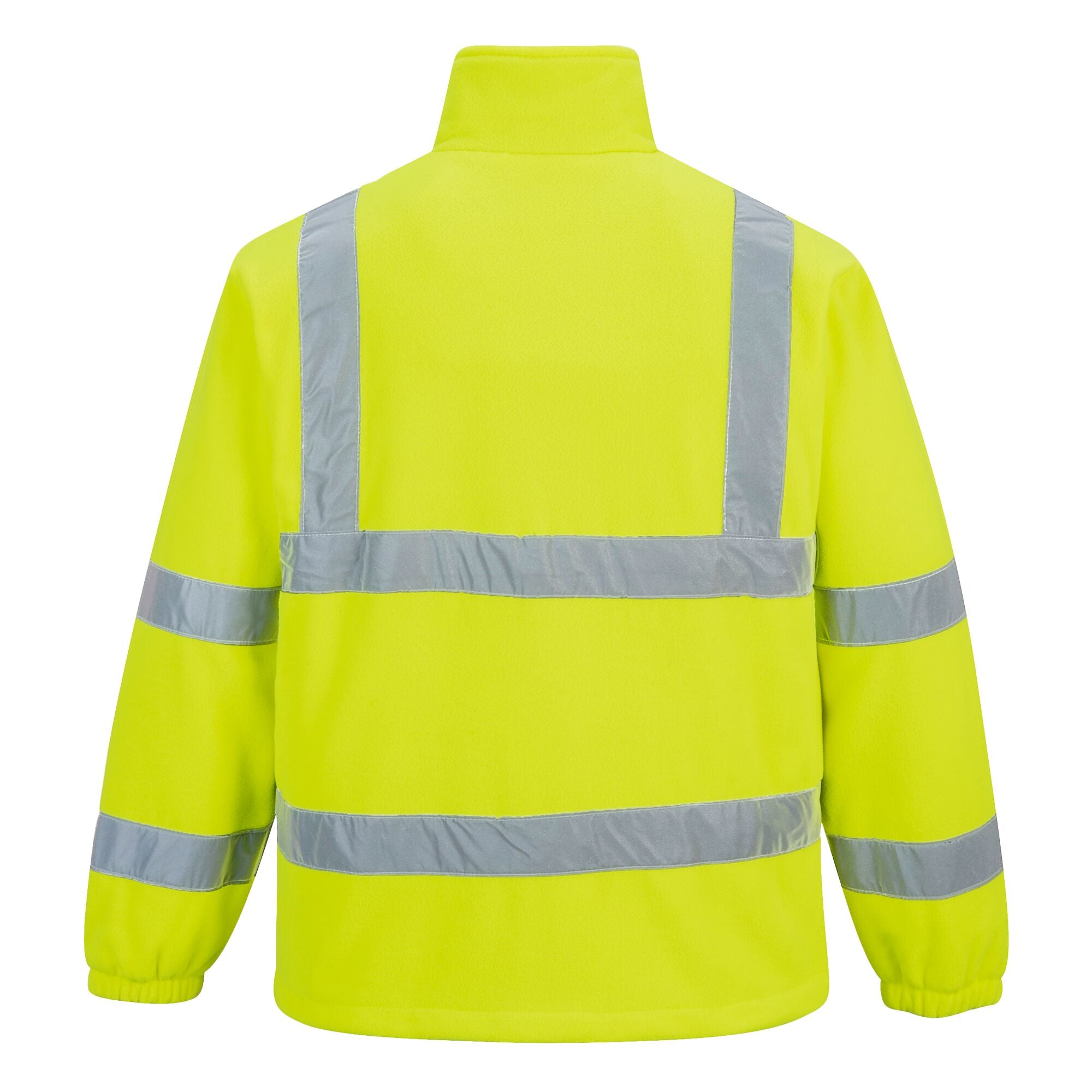 Hi-Vis Fleece - Geel - achterkant