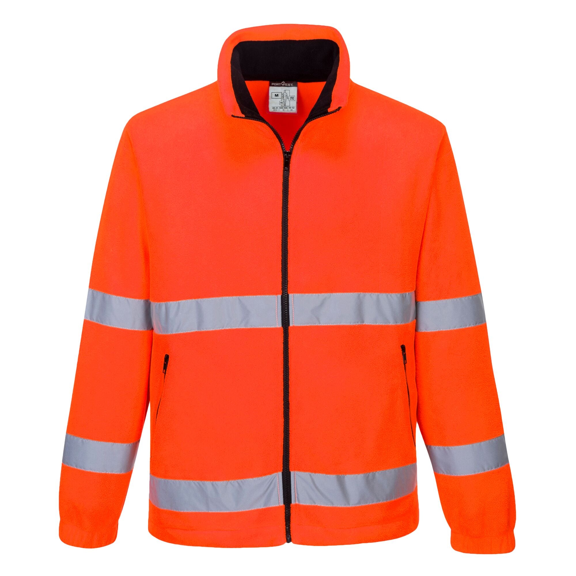 Hi-Vis Windbreker Fleece - Oranje