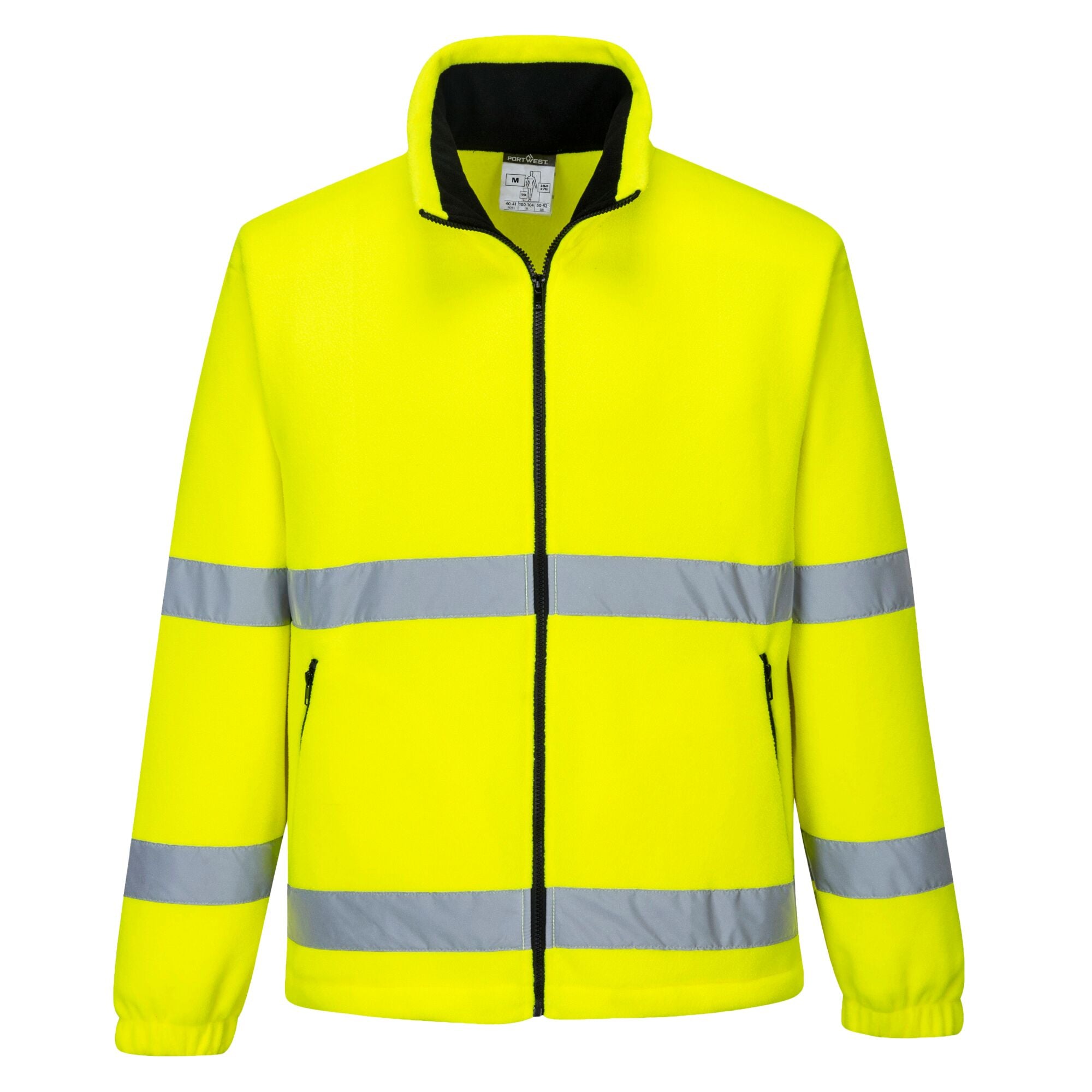 Hi-Vis Windbreker Fleece - Geel