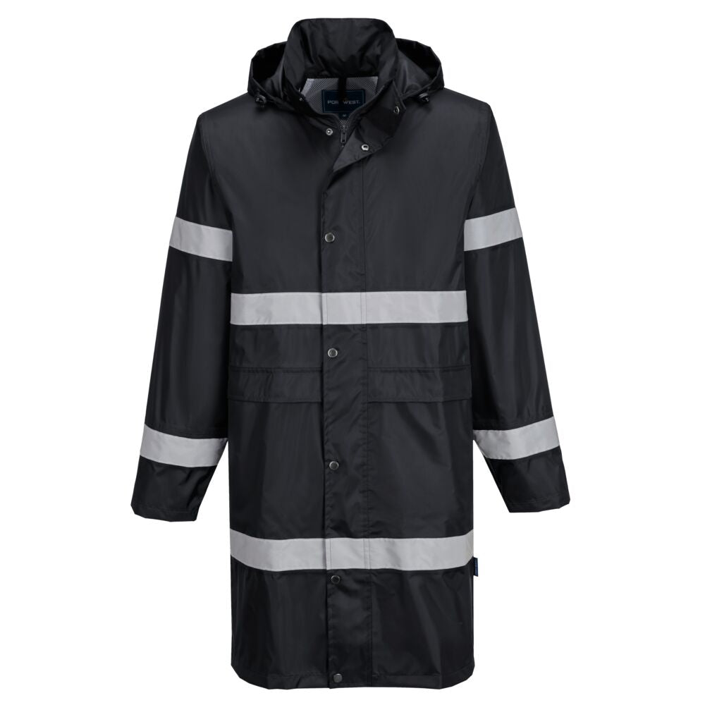 Iona Rain Coat 100cm - Black