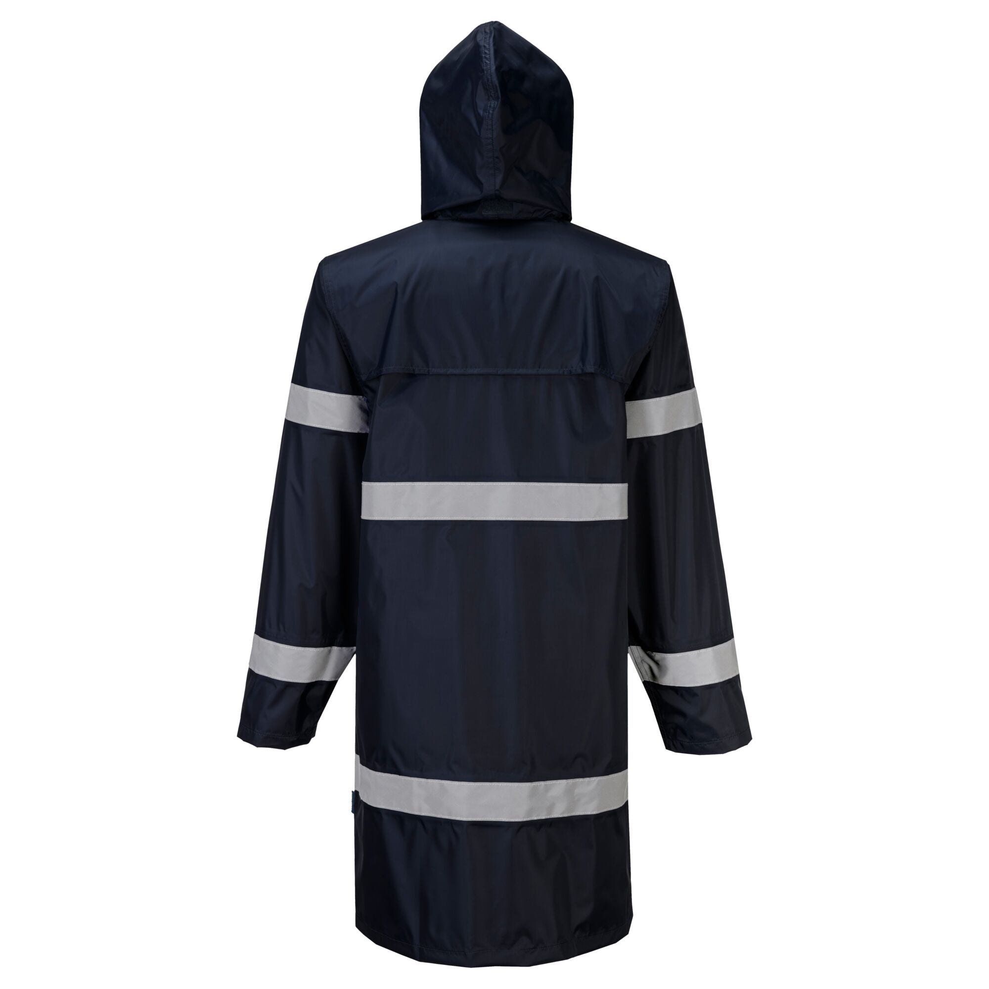 Iona Regenjas 100cm - Marine - achterkant