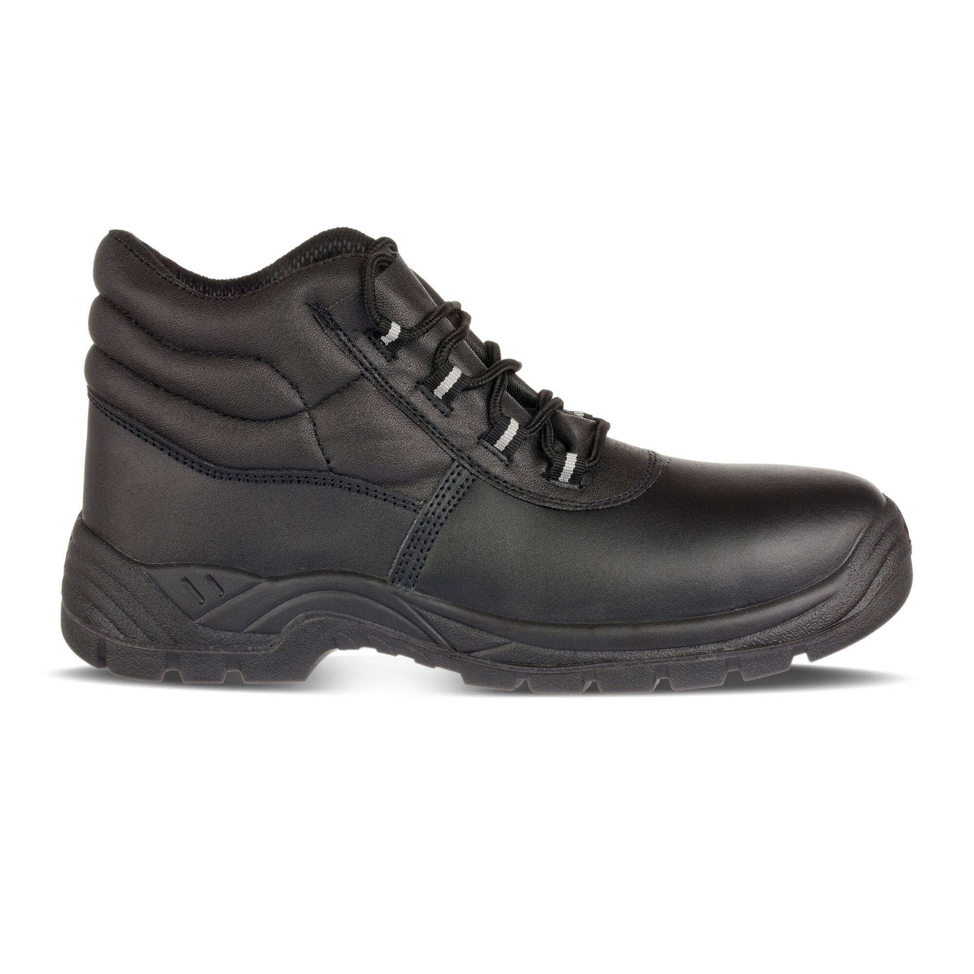 Composiet lederen halfhoge schoen S1PS SR FC10 - Zwart