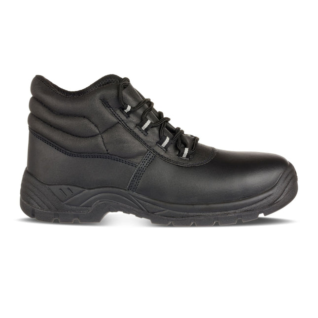 Composiet lederen halfhoge schoen S1PS SR FC10 - Zwart