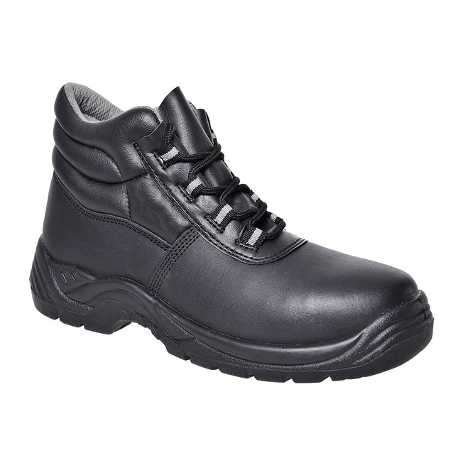 Composite Action Leather Ankle Boot S1 SRC - Black