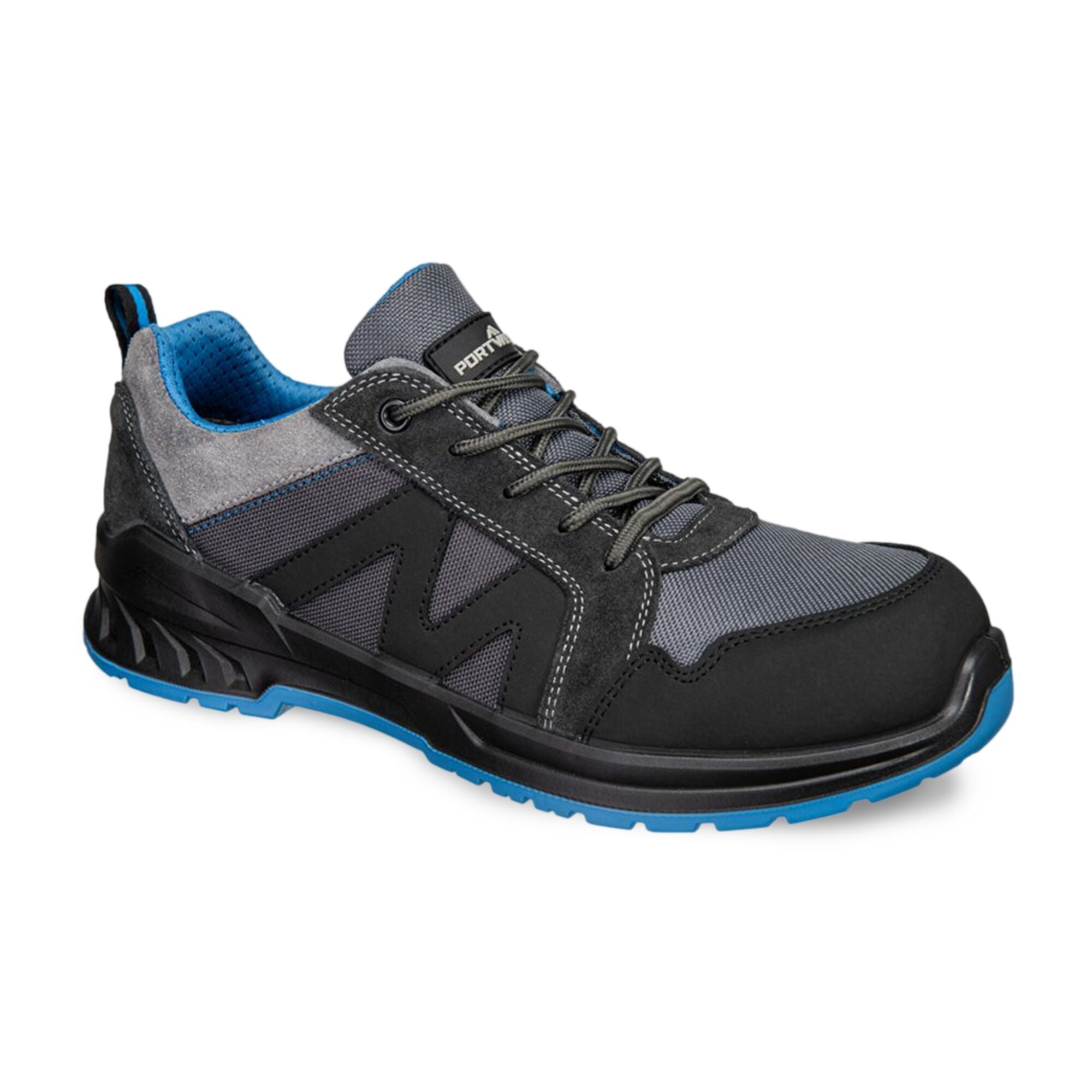 Composietschoen Suède Laag S1PS SR FO - Zwart/Blauw - opname 3