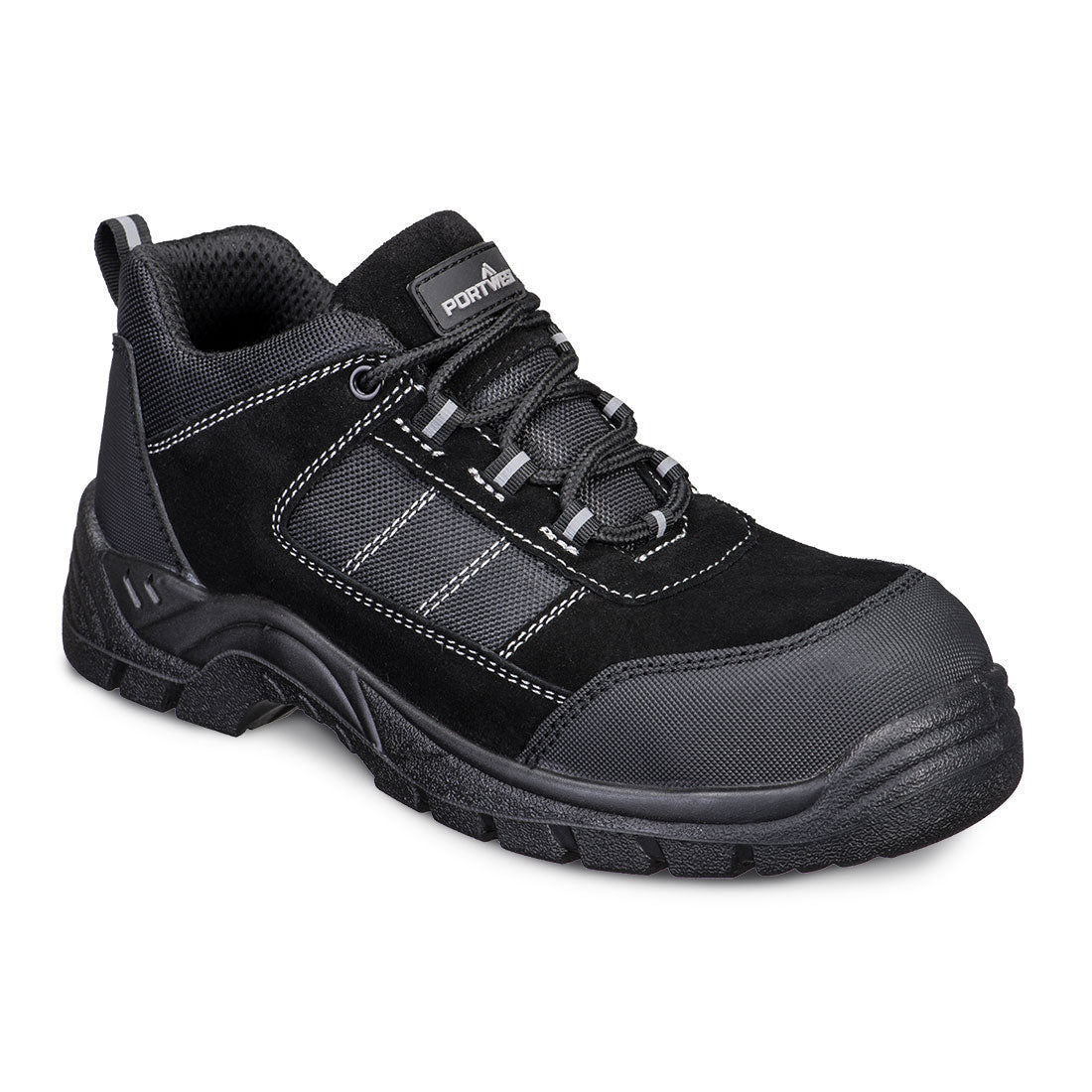Composite Textile Suede Low Shoe S1 SR FO - Black