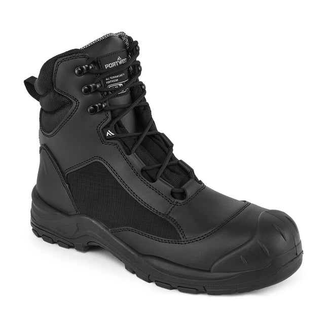 Composite Action Leather High Boot O7S HRO SR FO SC - Black