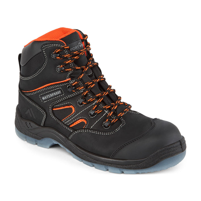 Composite Leather Mid Boot S7S SR FO - Black