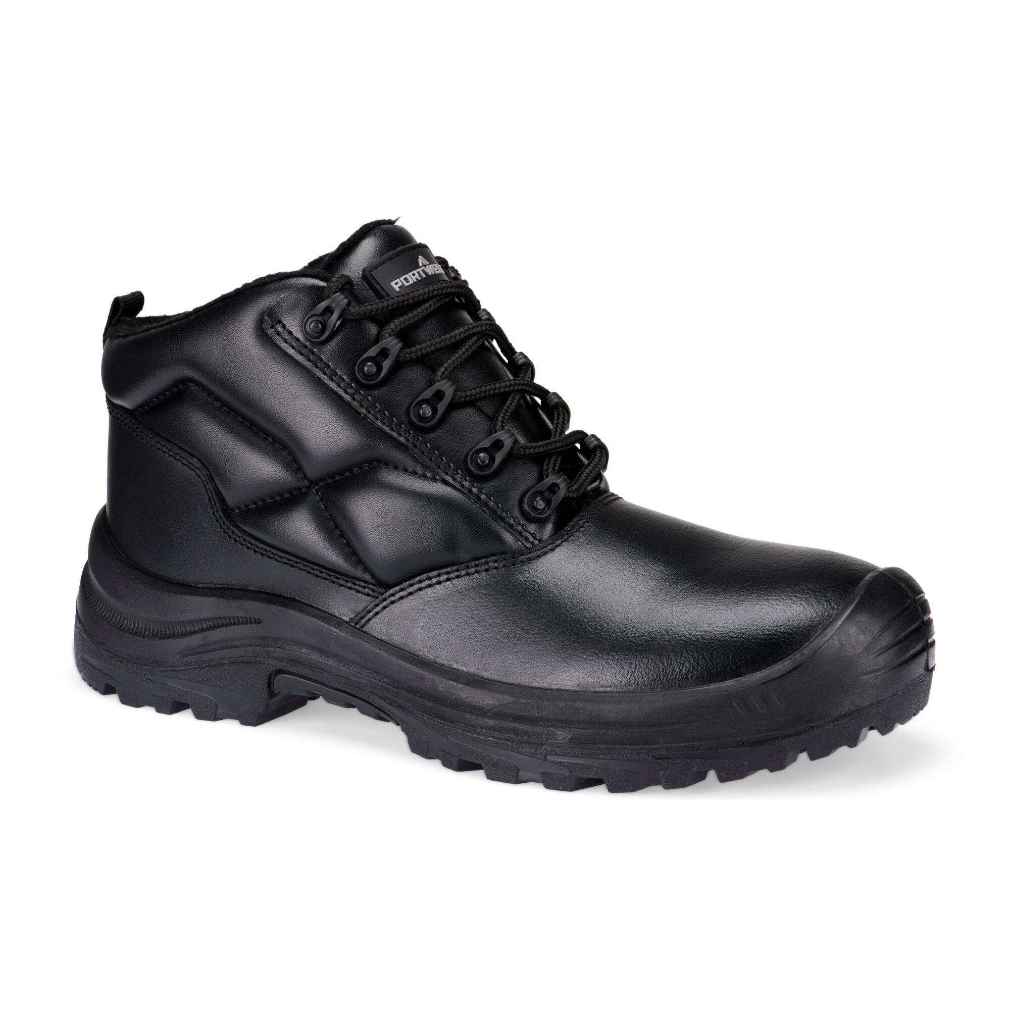 Composiet lederen winterschoen S3L HRO FO SR - Zwart - opname 4