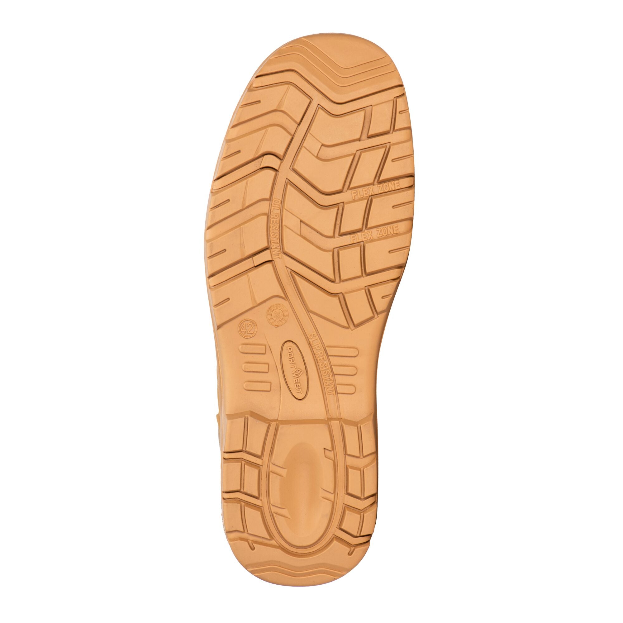 Composiet Nubuck lederen halfhoge schoen S3S HRO SR FO SC LG - Tarwe - opname 3