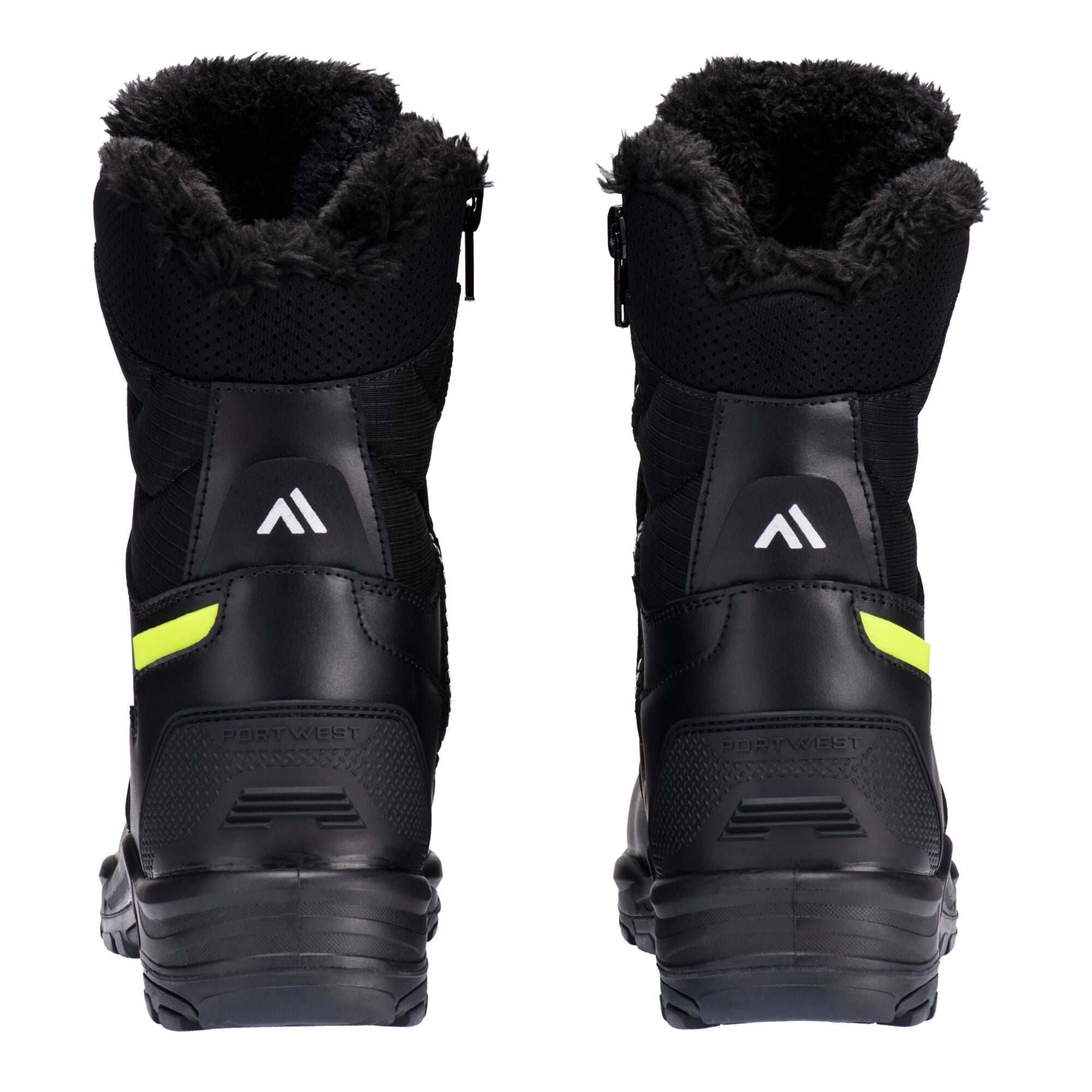 Stalen Lederen Winterlaars S3L SC HRO CI SR FD05 - Zwart - opname 2