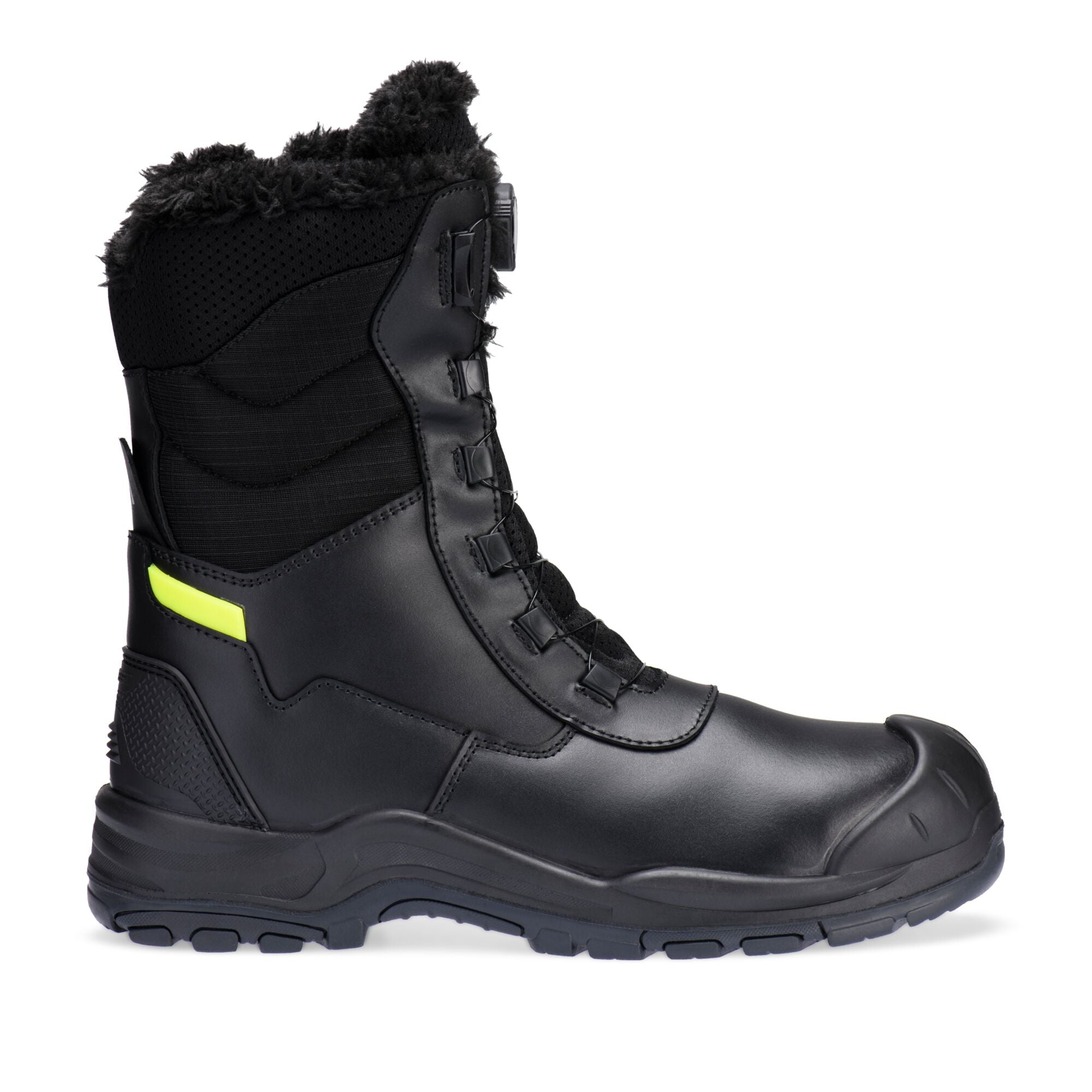 Stalen Lederen Winterlaars S3L SC HRO CI SR FD05 - Zwart - opname 5