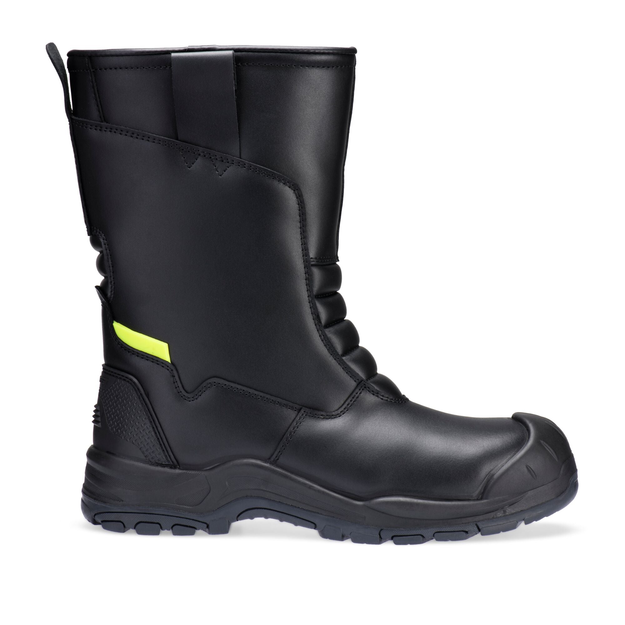Stalen Lederen Winterlaars S3L SC HRO CI SR FD07 - Zwart - opname 5