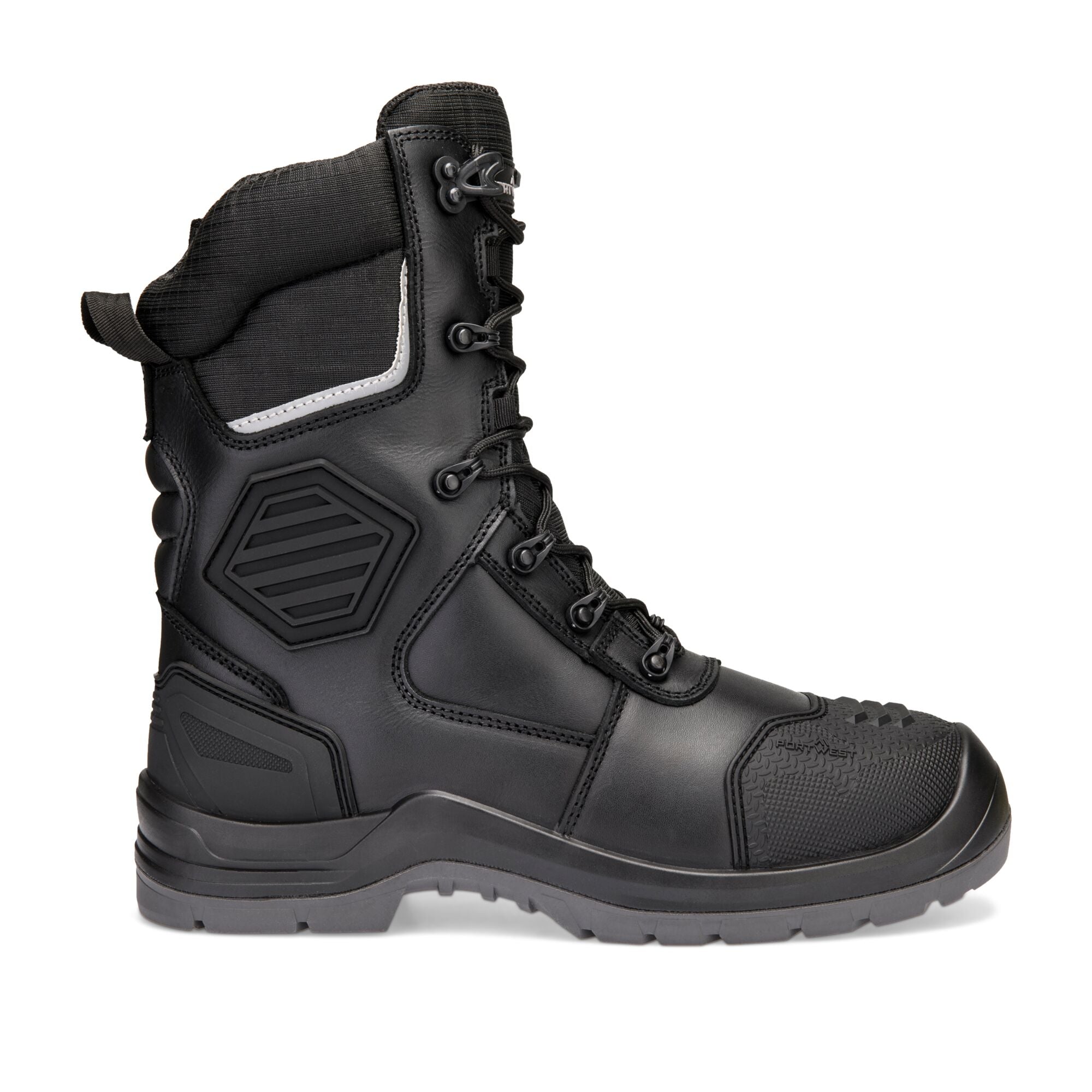 Samengesteld leder Hoge schoen S7L HRO M CI LG SC AN SR FO FD26 - Zwart - opname 5