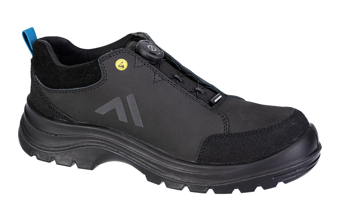 Composite Action Nubuck Low Shoe S3S ESD SR FO - Black/Blue