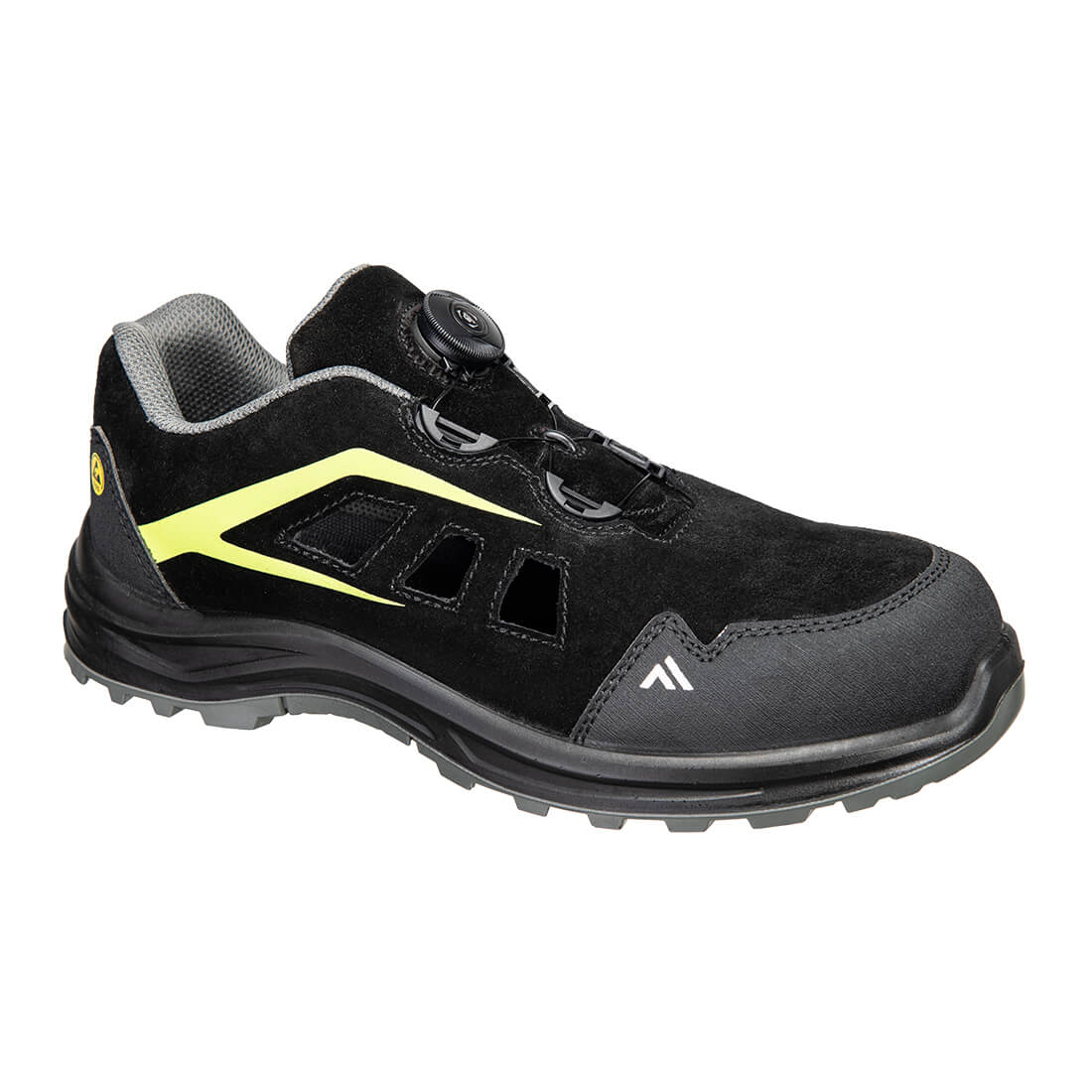 Sandalen aus Verbund-Rindsleder mit Wildleder S1 ESD SR FO