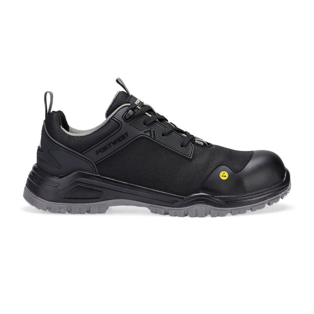Composite Mesh Low Shoe S3S ESD SR FO - Black/Grey