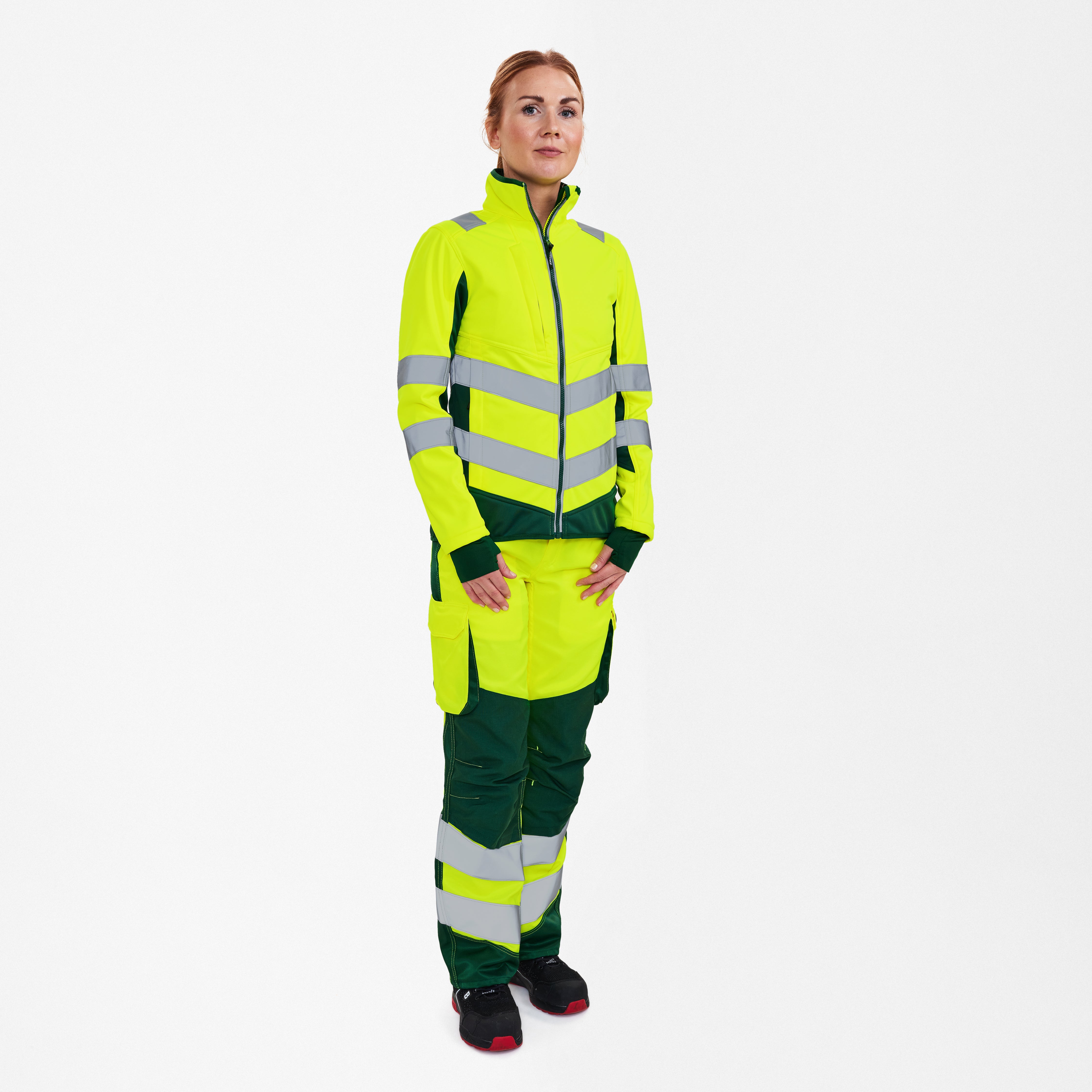 Safety dames softshell jack
