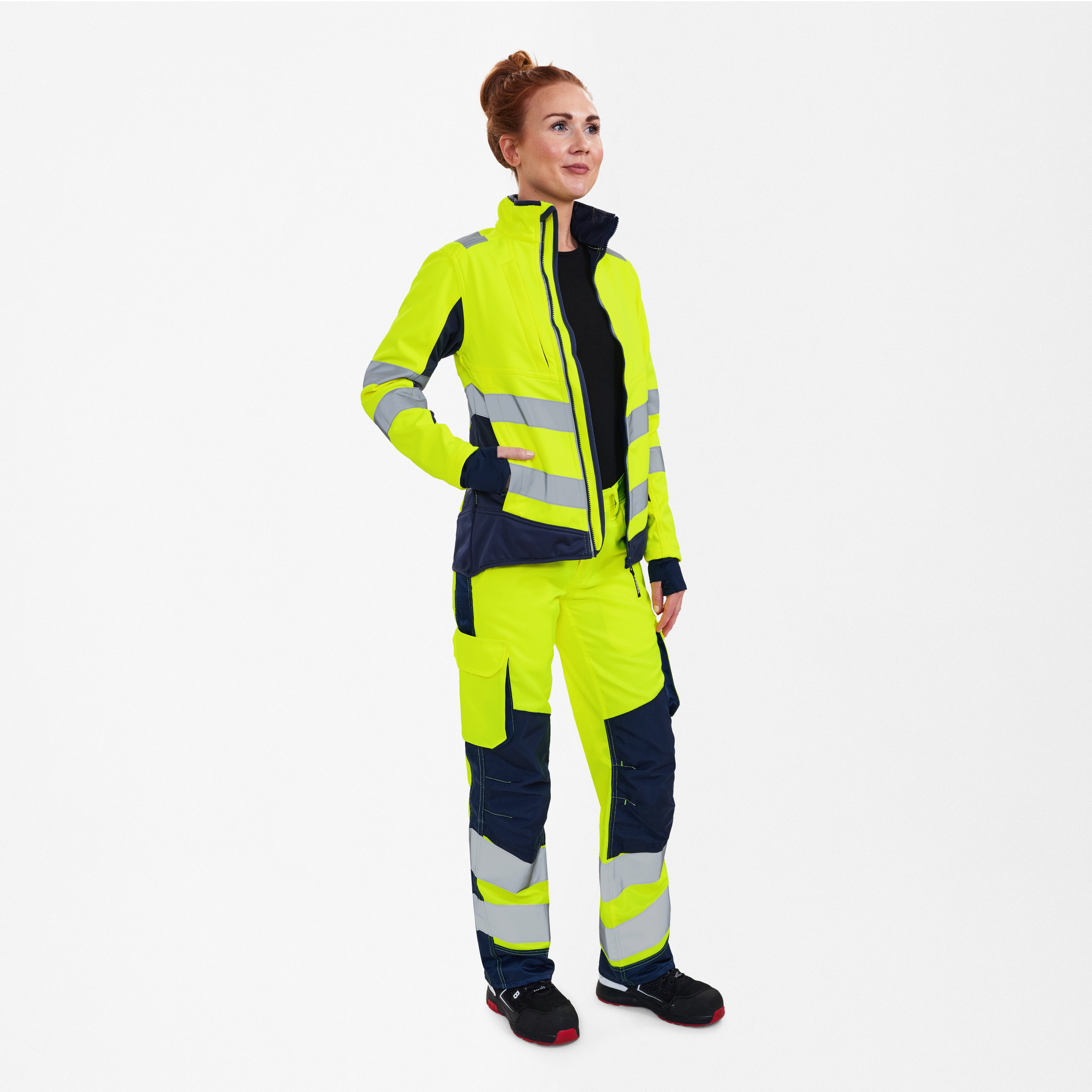 Safety dames softshell jack