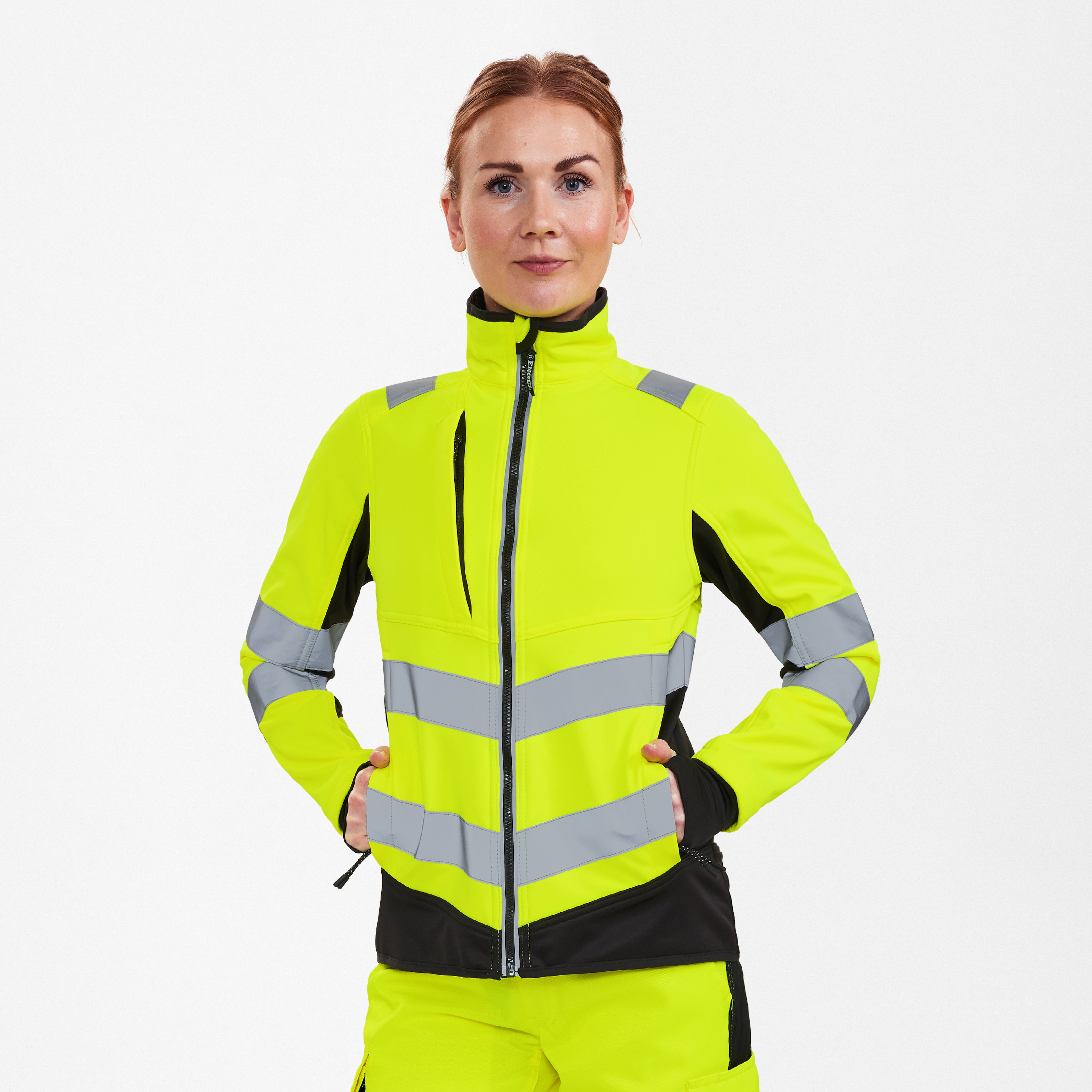 Safety dames softshell jack