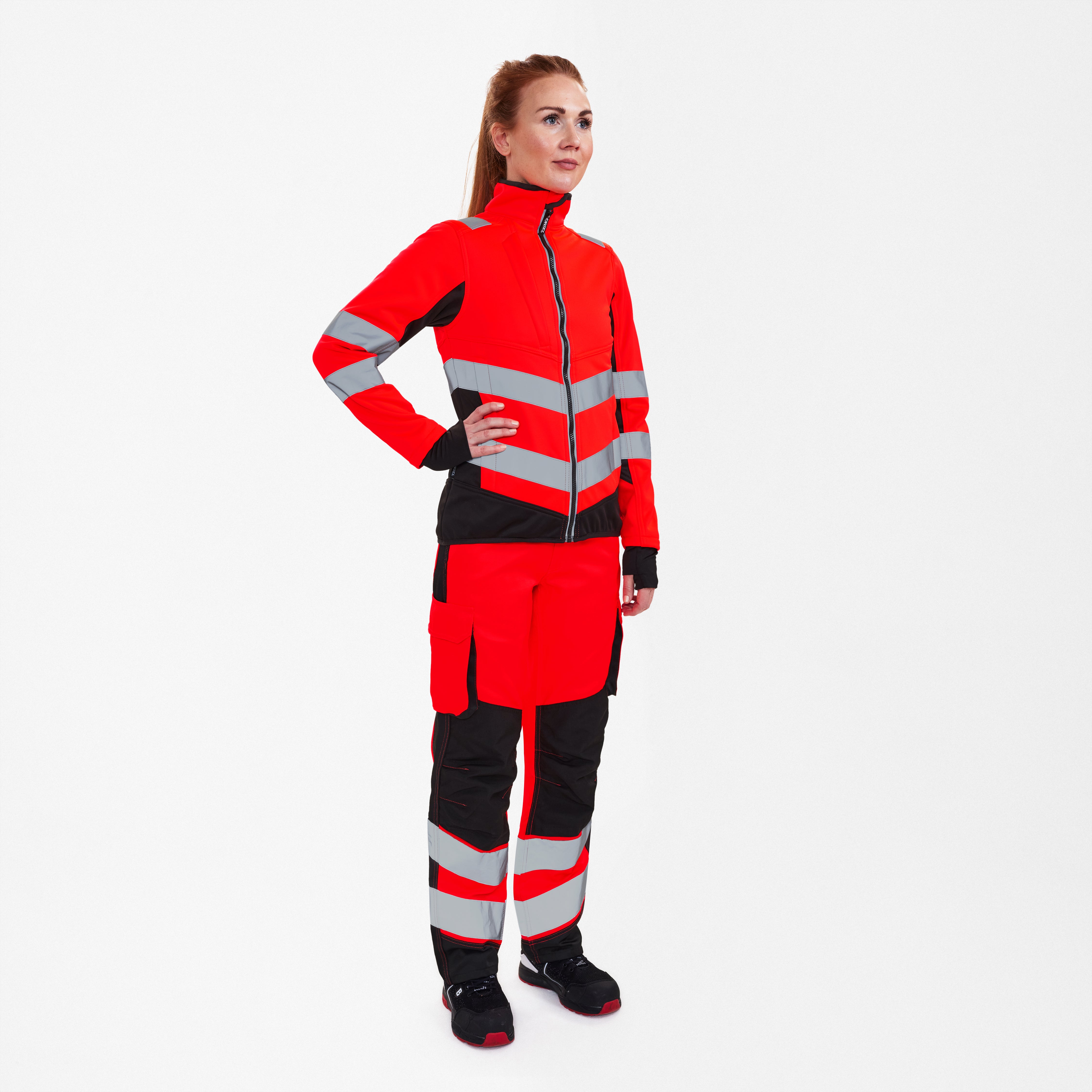 Safety dames softshell jack