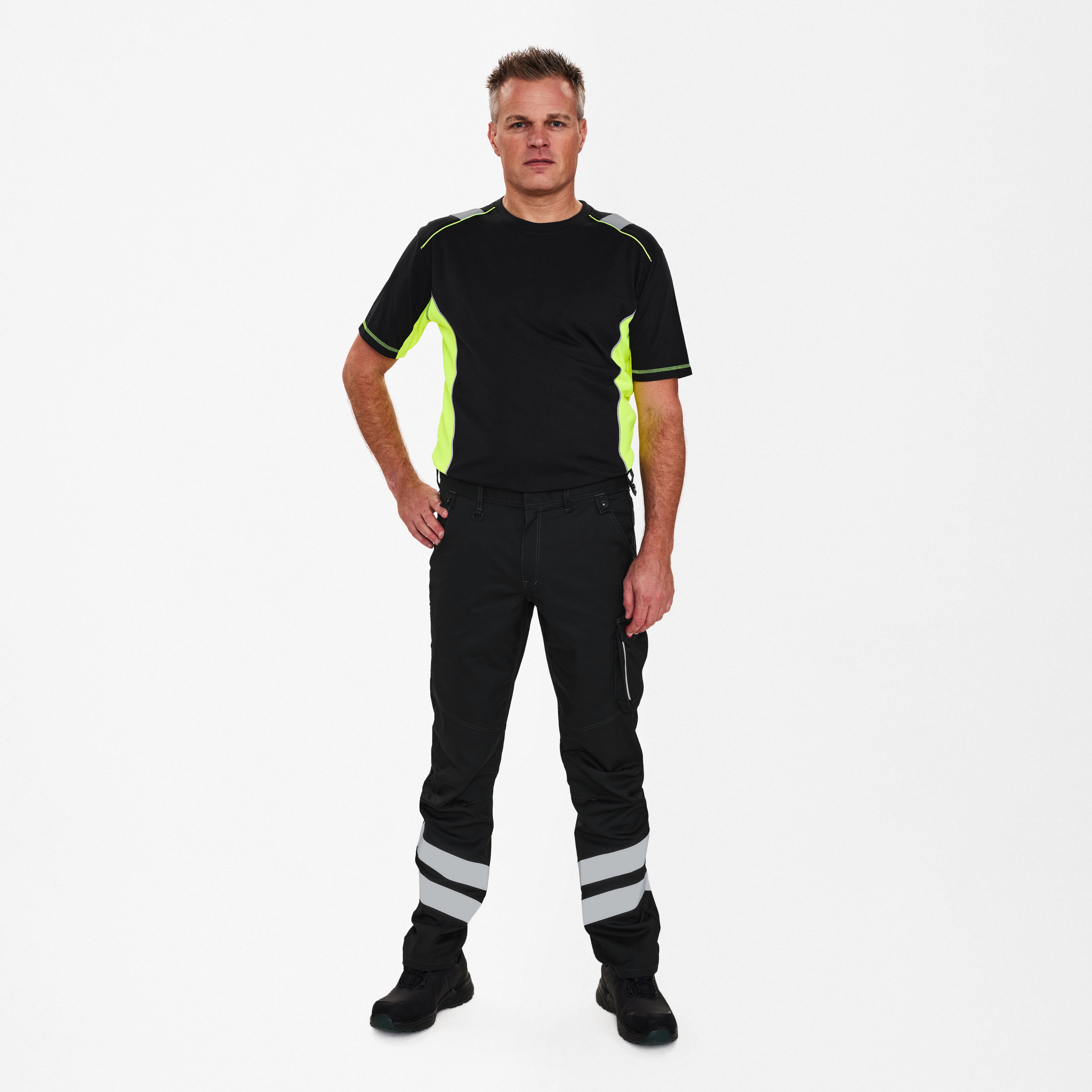 Cargo monteursbroek met reflectie