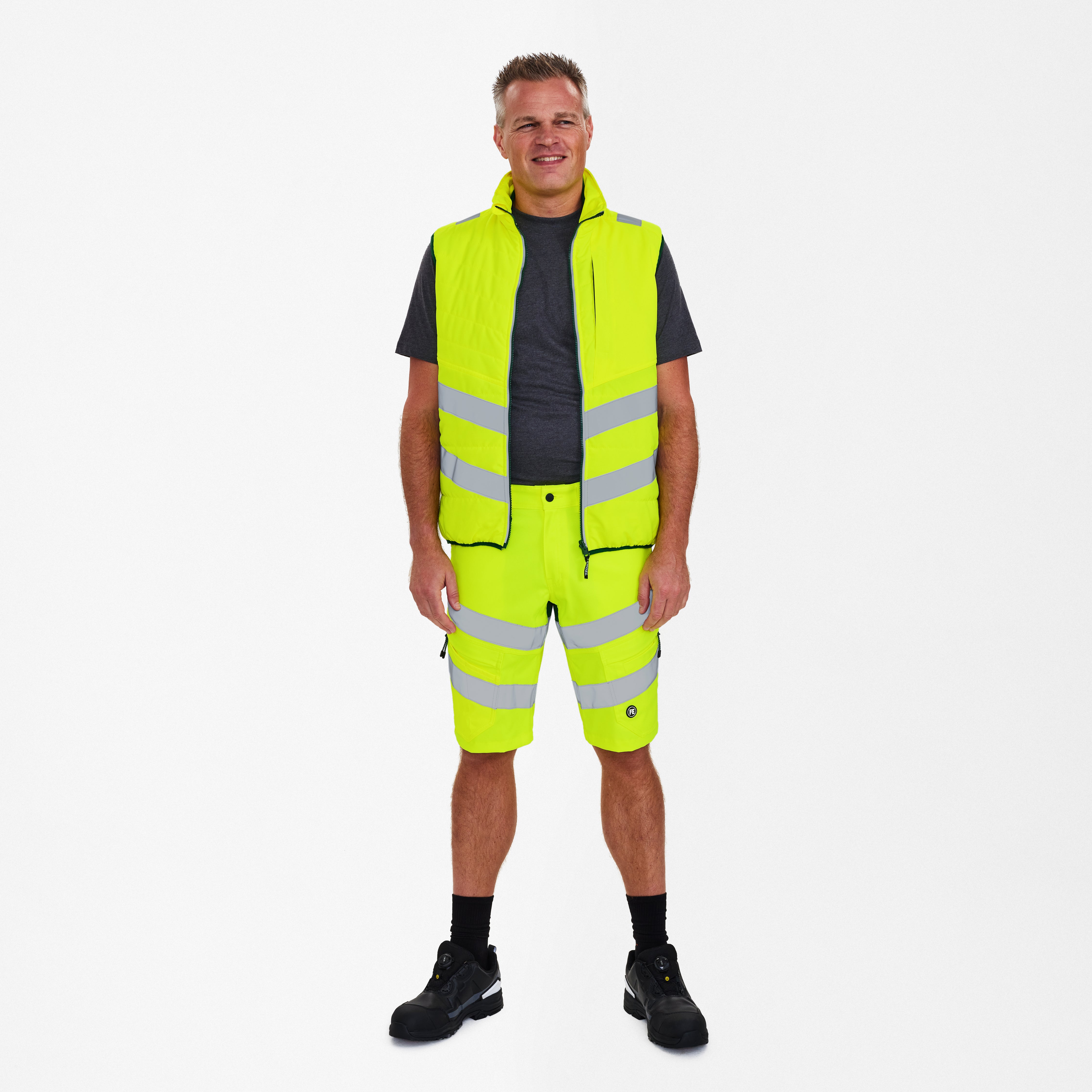 Safety gewatteerd bodywarmer
